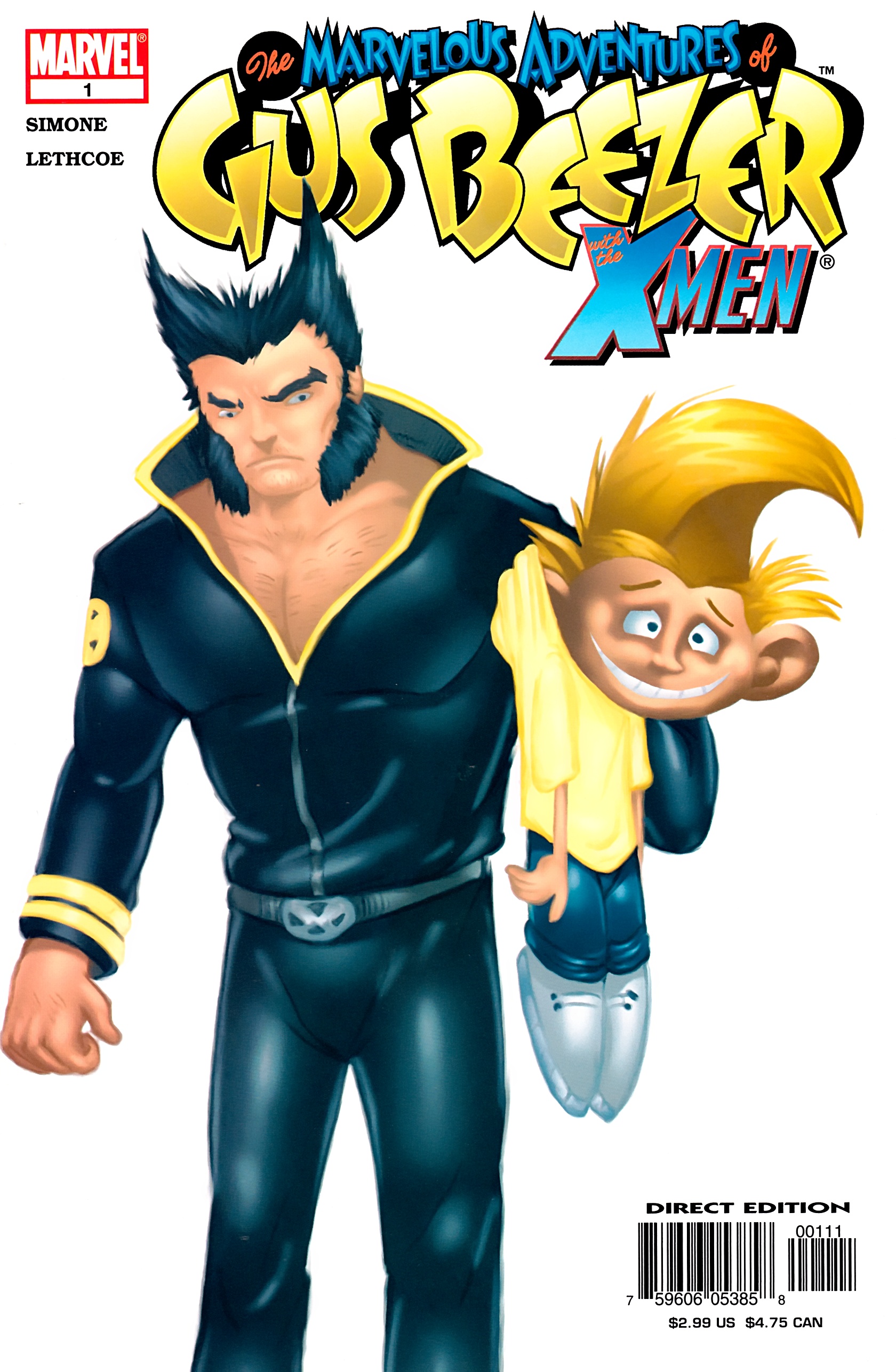 Read online Marvelous Adventures of Gus Beezer comic -  Issue # X-Men - 1