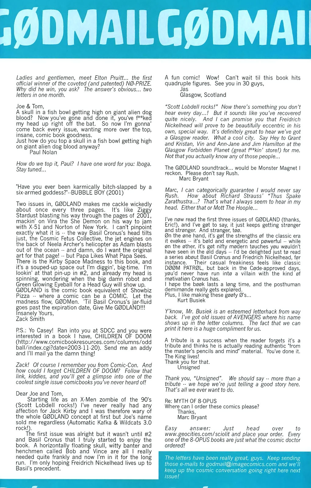 Read online Gødland comic -  Issue #5 - 26