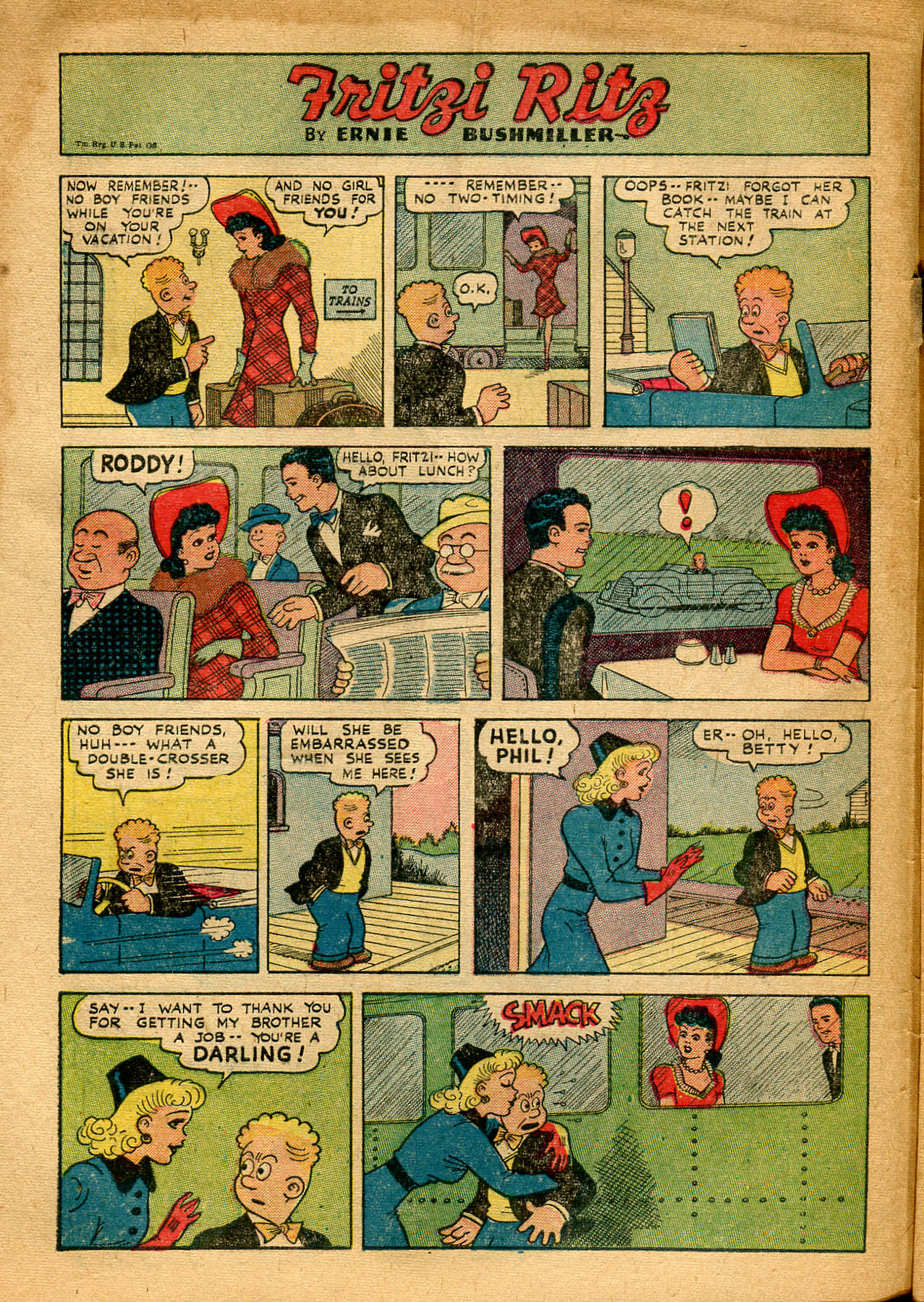 Read online Fritzi Ritz (1953) comic -  Issue #41 - 4