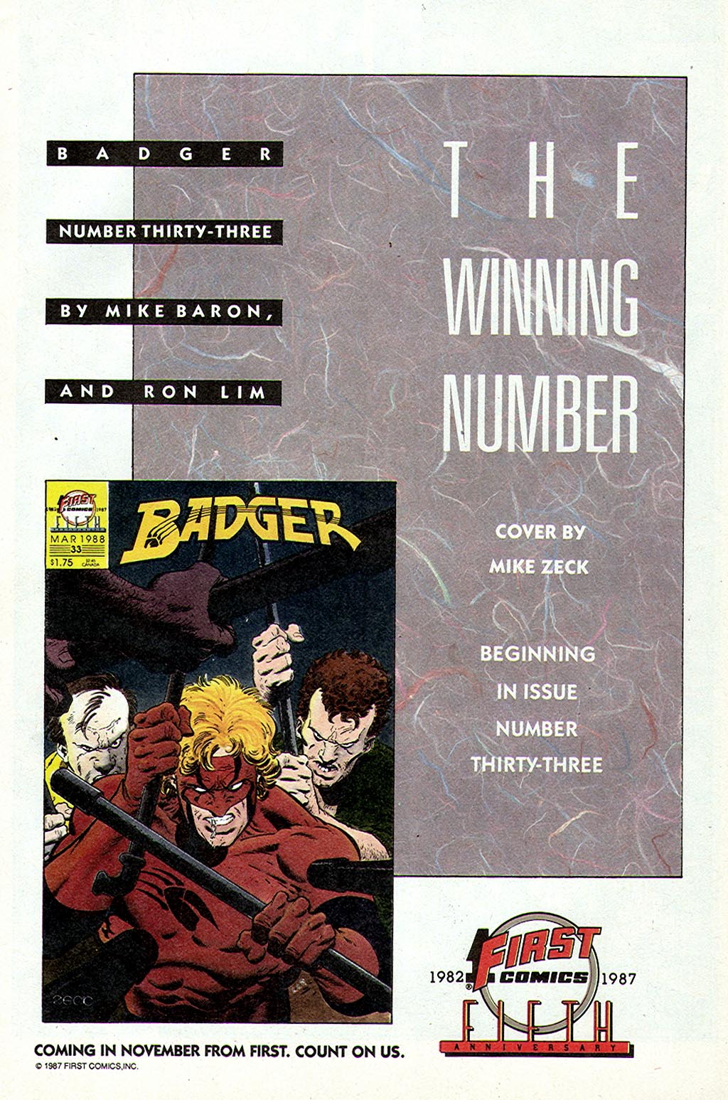 Read online Whisper (1986) comic -  Issue #11 - 15