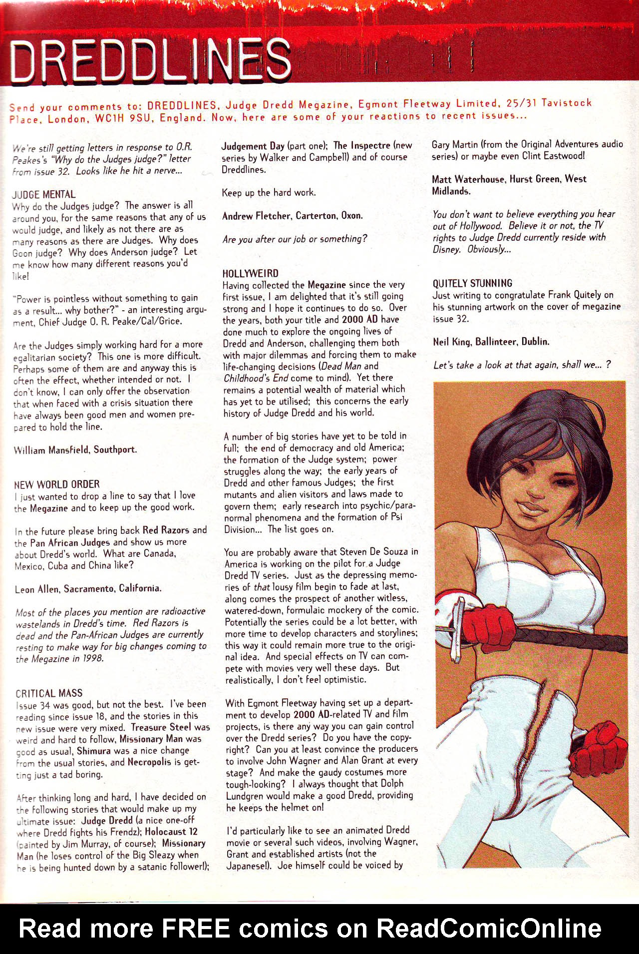 Read online Judge Dredd Megazine (vol. 3) comic -  Issue #36 - 34