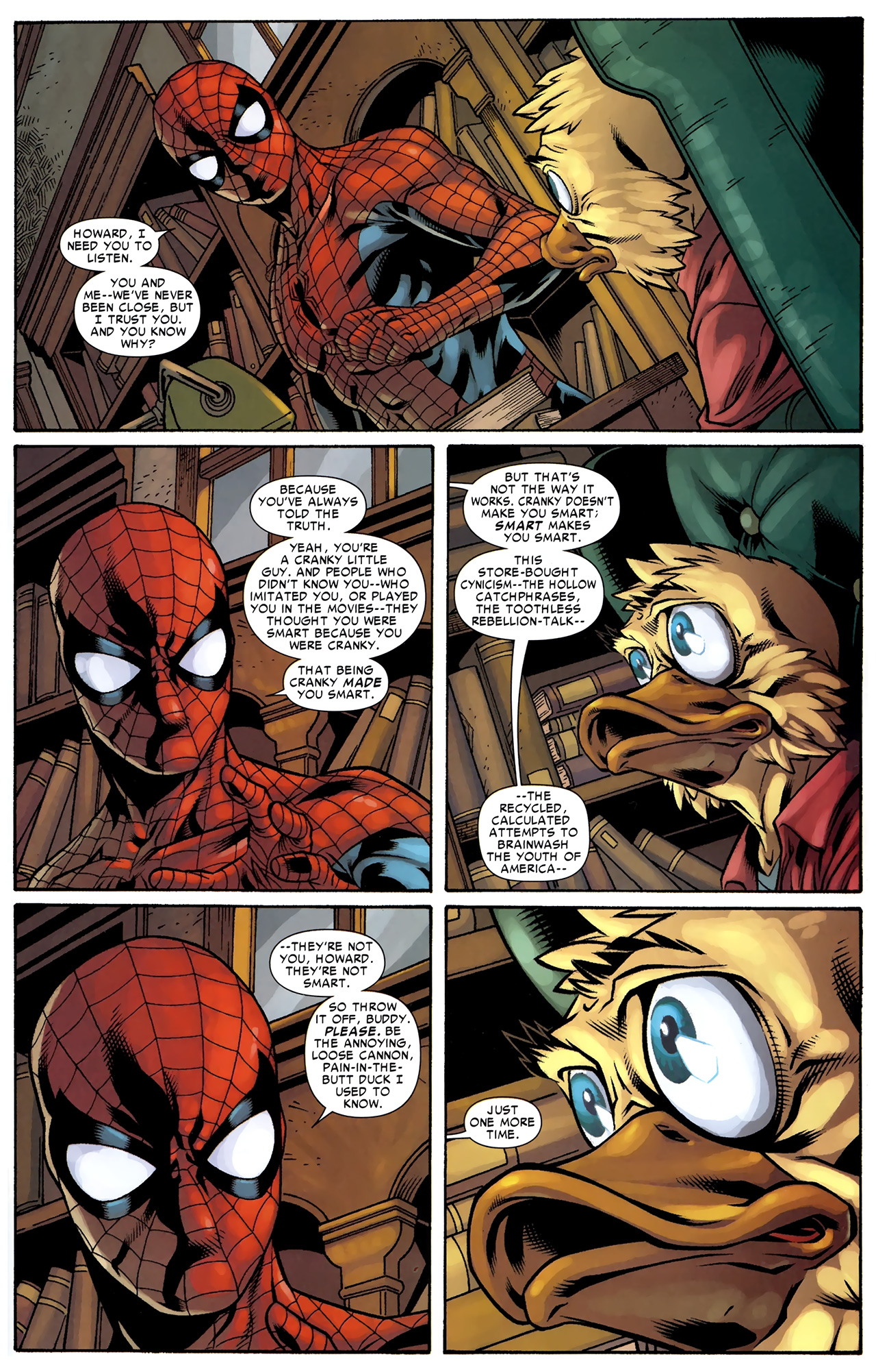 Read online The Amazing Spider-Man: Back in Quack comic -  Issue # Full - 13