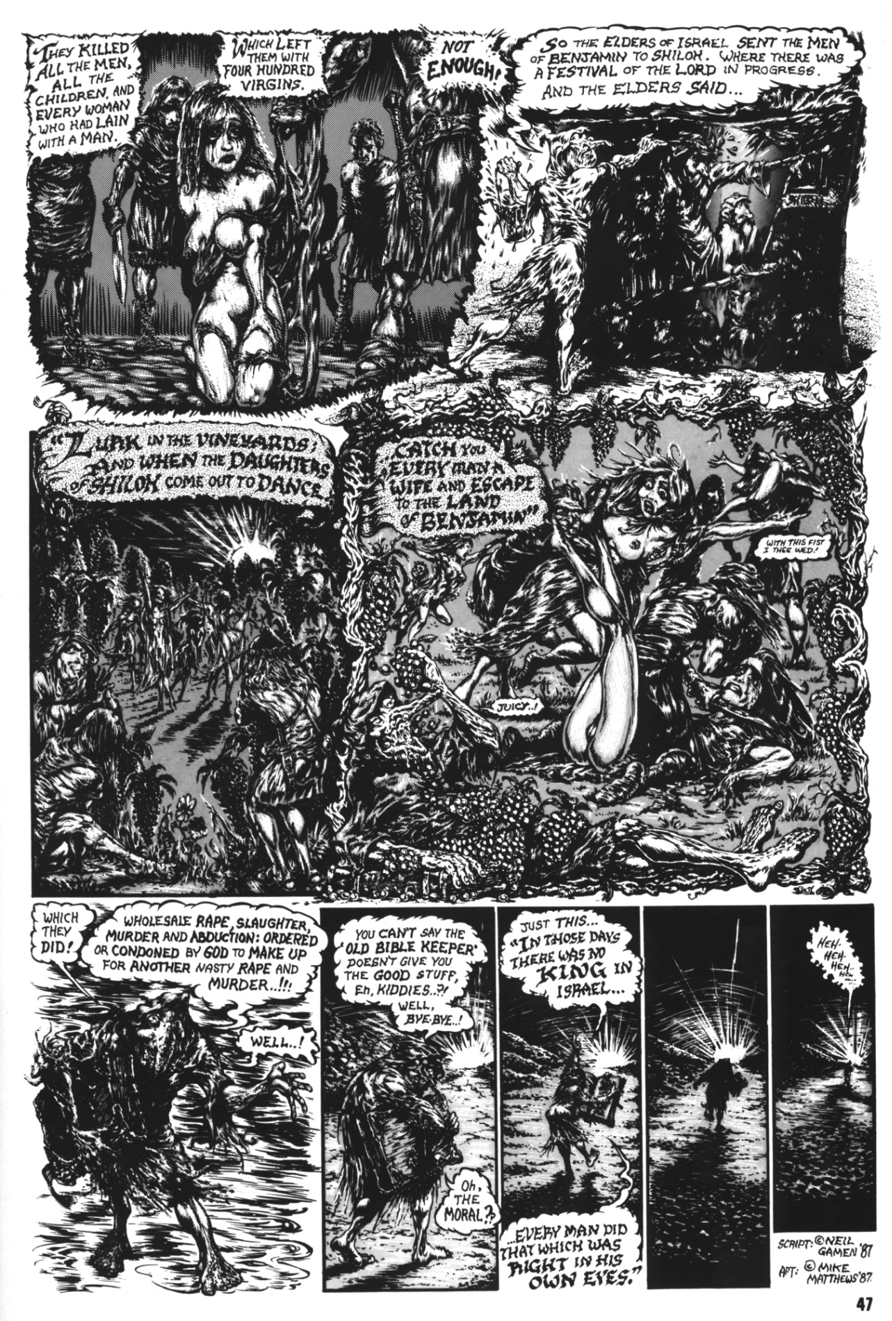 Read online Outrageous Tales From The Old Testament comic -  Issue # Full - 49