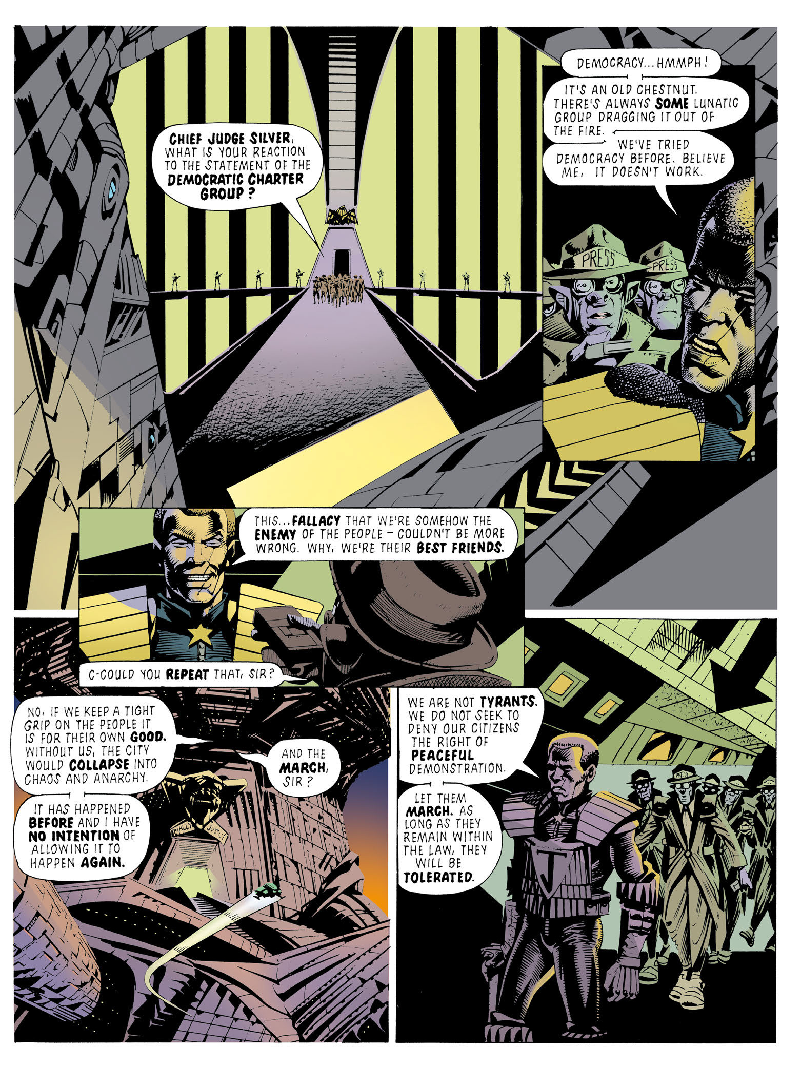Read online Essential Judge Dredd: America comic -  Issue # TPB (Part 1) - 16