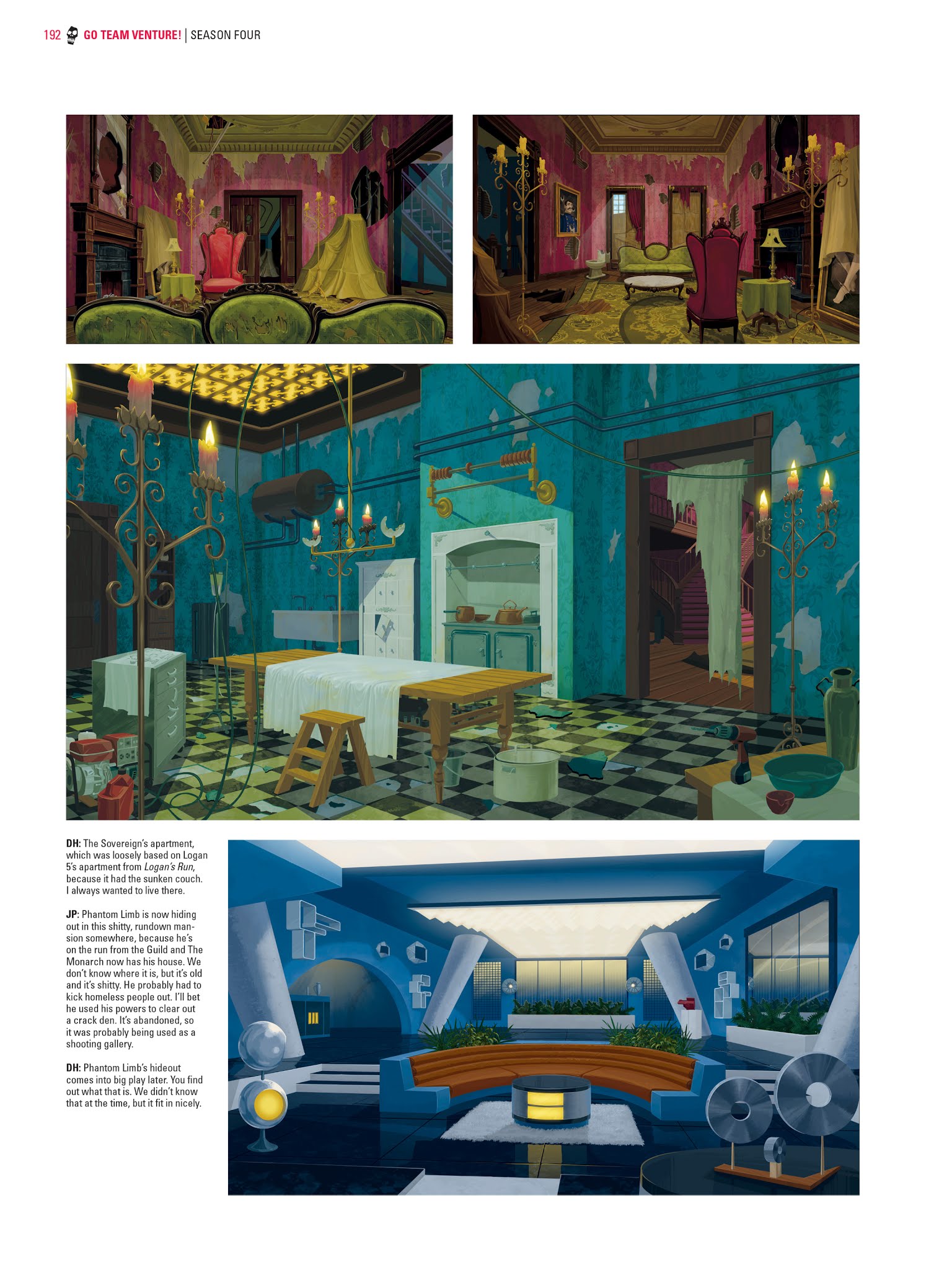Read online Go Team Venture!: The Art and Making of The Venture Bros. comic -  Issue # TPB (Part 2) - 91