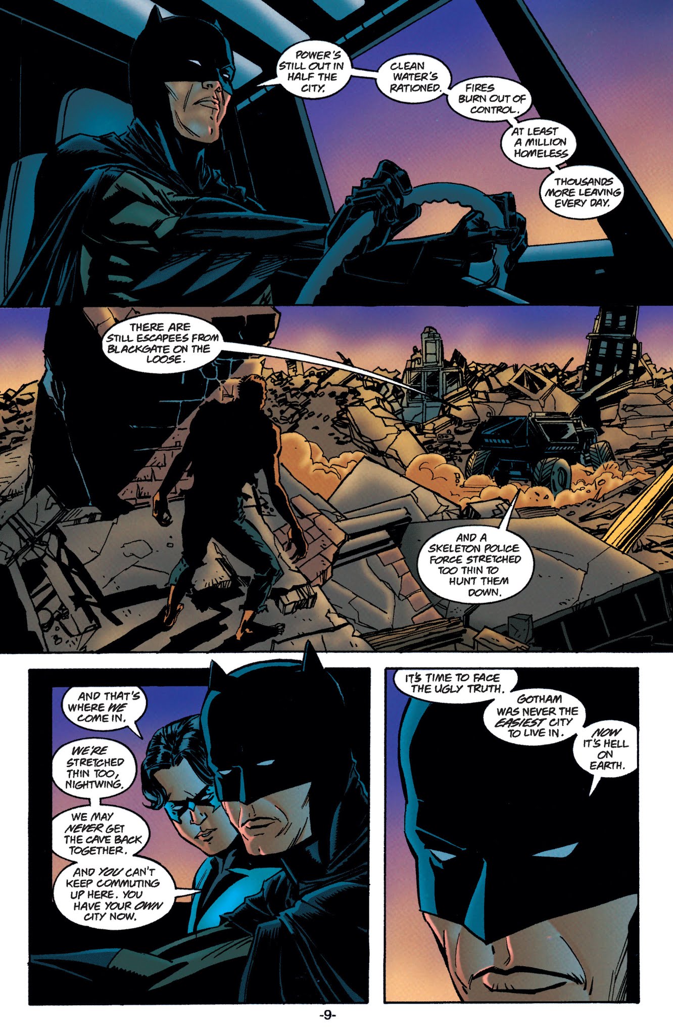 Read online Batman: Road To No Man's Land comic -  Issue # TPB 1 - 379