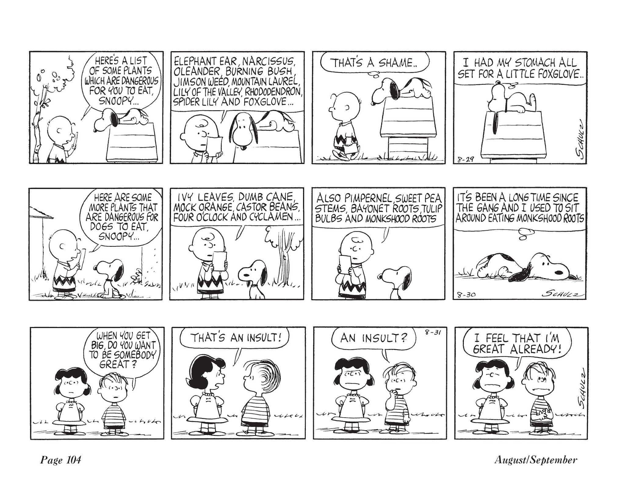 Read online The Complete Peanuts comic -  Issue # TPB 7 - 115