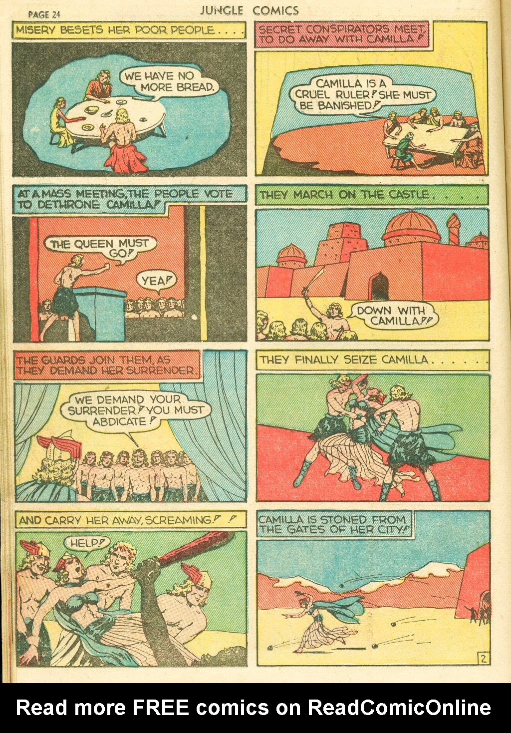 Read online Jungle Comics comic -  Issue #4 - 26