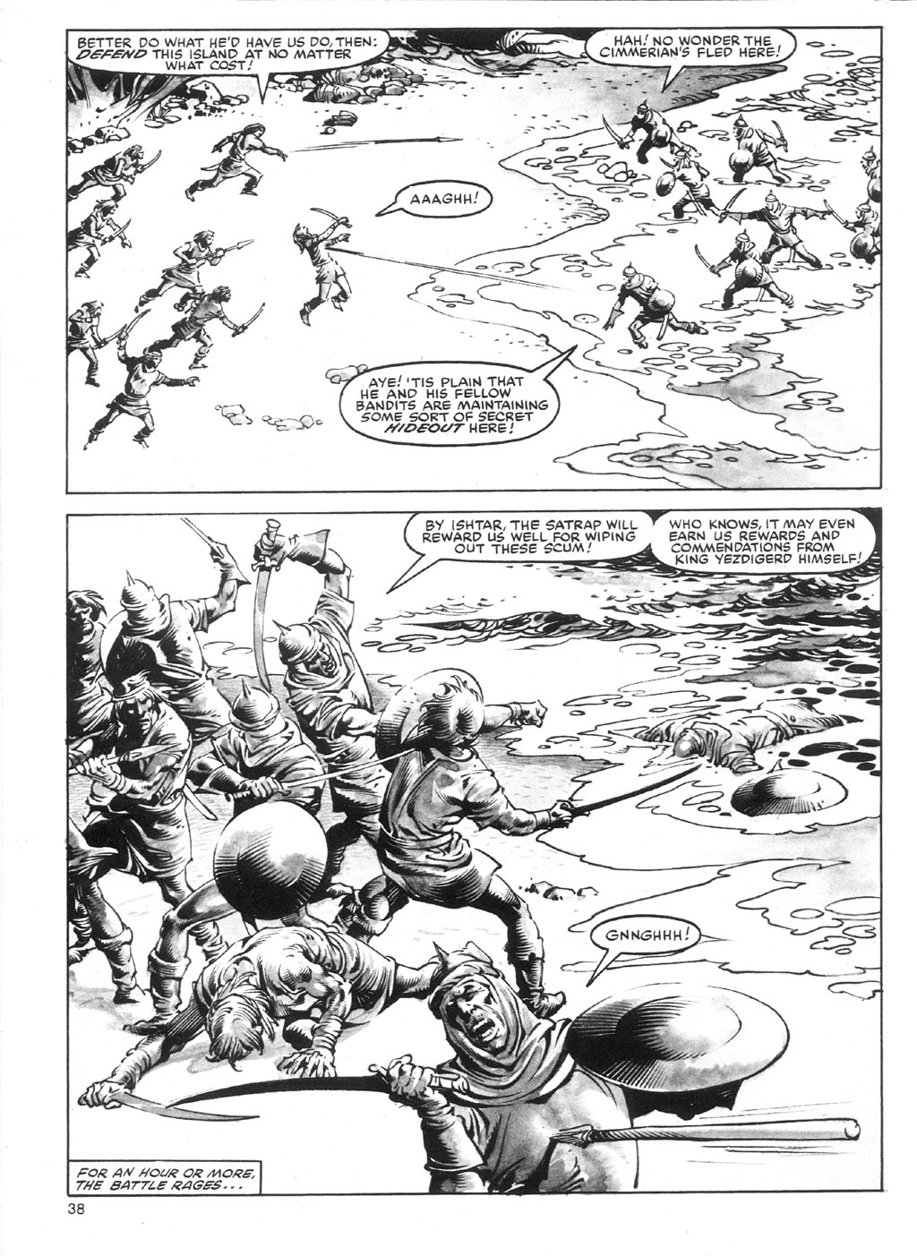The Savage Sword Of Conan issue 88 - Page 38
