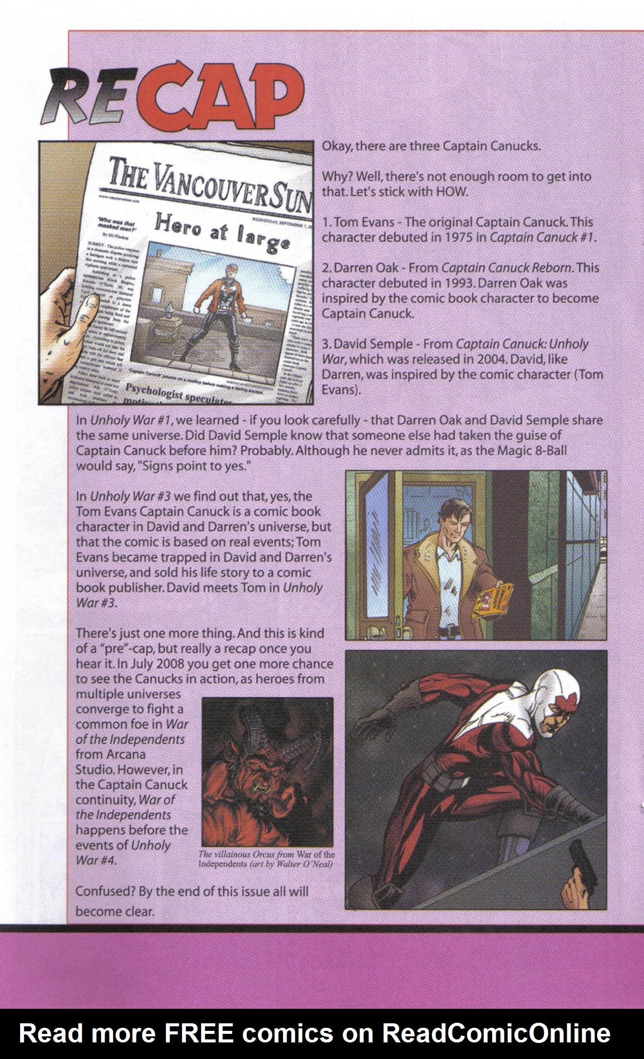 Read online Captain Canuck: Unholy War comic -  Issue #4 - 18