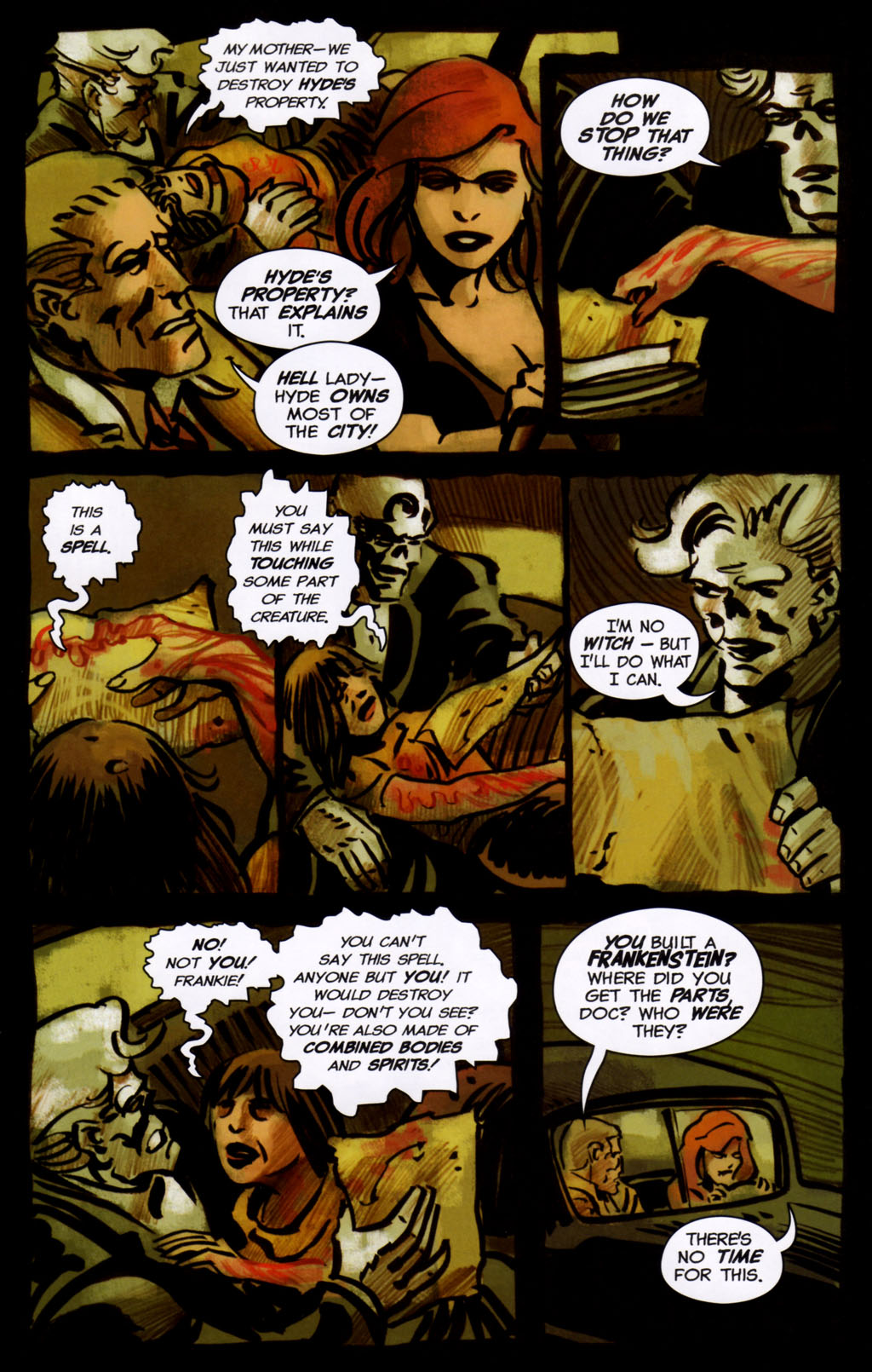 Read online Frankenstein Mobster comic -  Issue #7 - 7