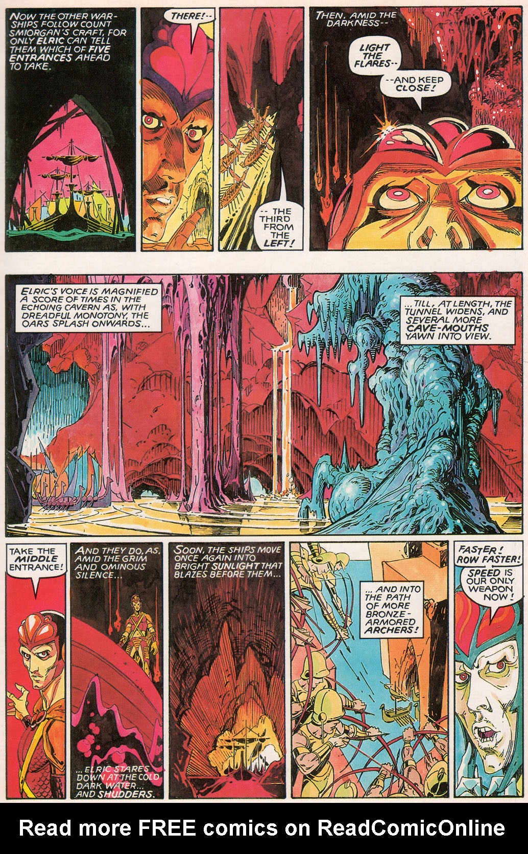 Read online Marvel Graphic Novel comic -  Issue #2 - Elric - The Dreaming City - 35