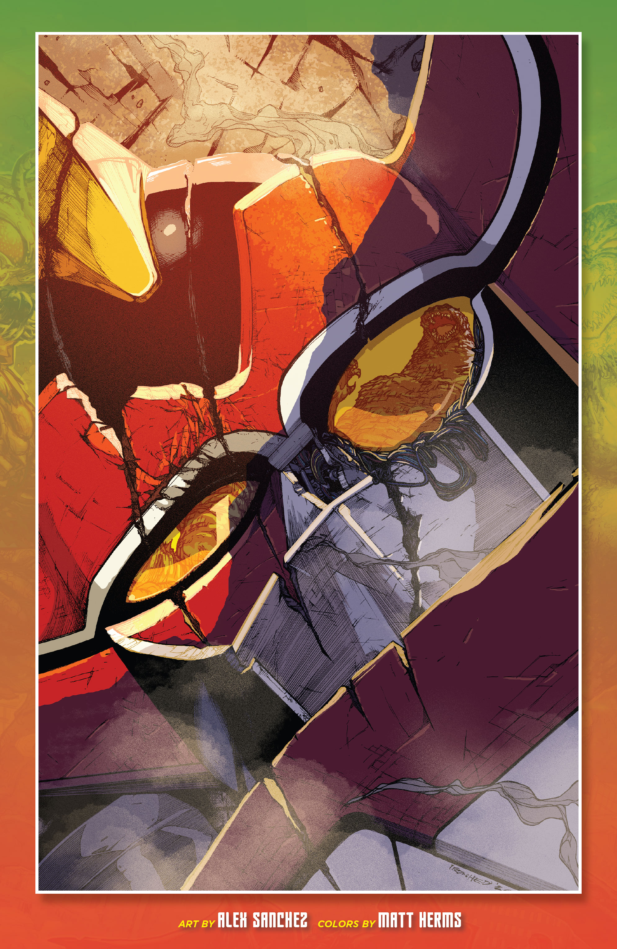 Read online Godzilla vs. The Mighty Morphin Power Rangers comic -  Issue #2 - 25