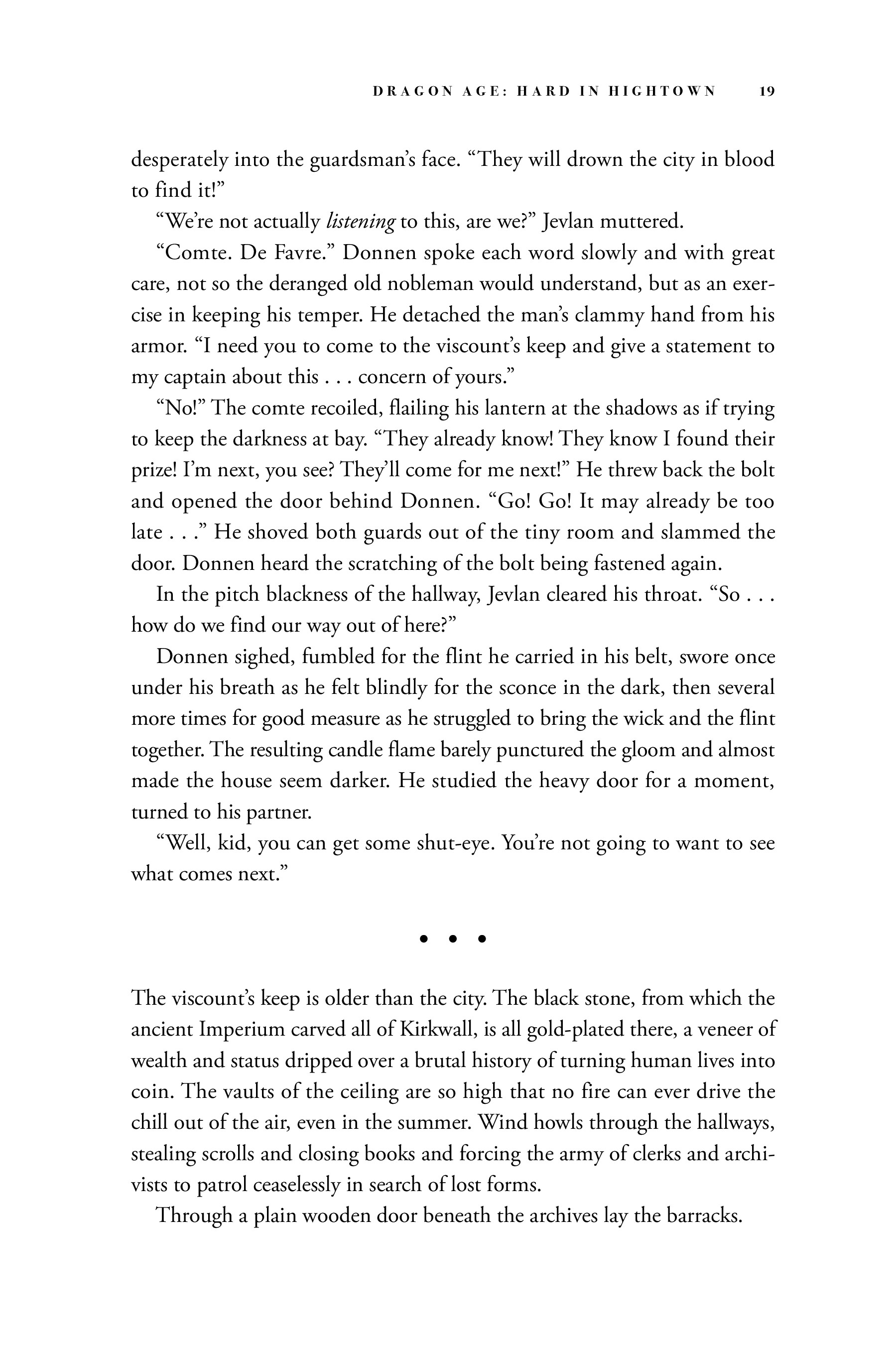 Read online Dragon Age: Hard in Hightown comic -  Issue # TPB - 20