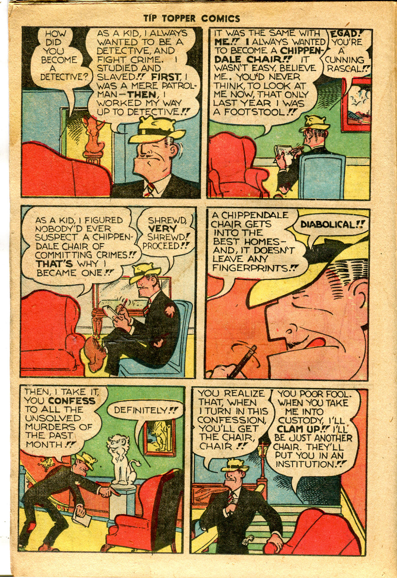 Read online Tip Topper Comics comic -  Issue #6 - 12
