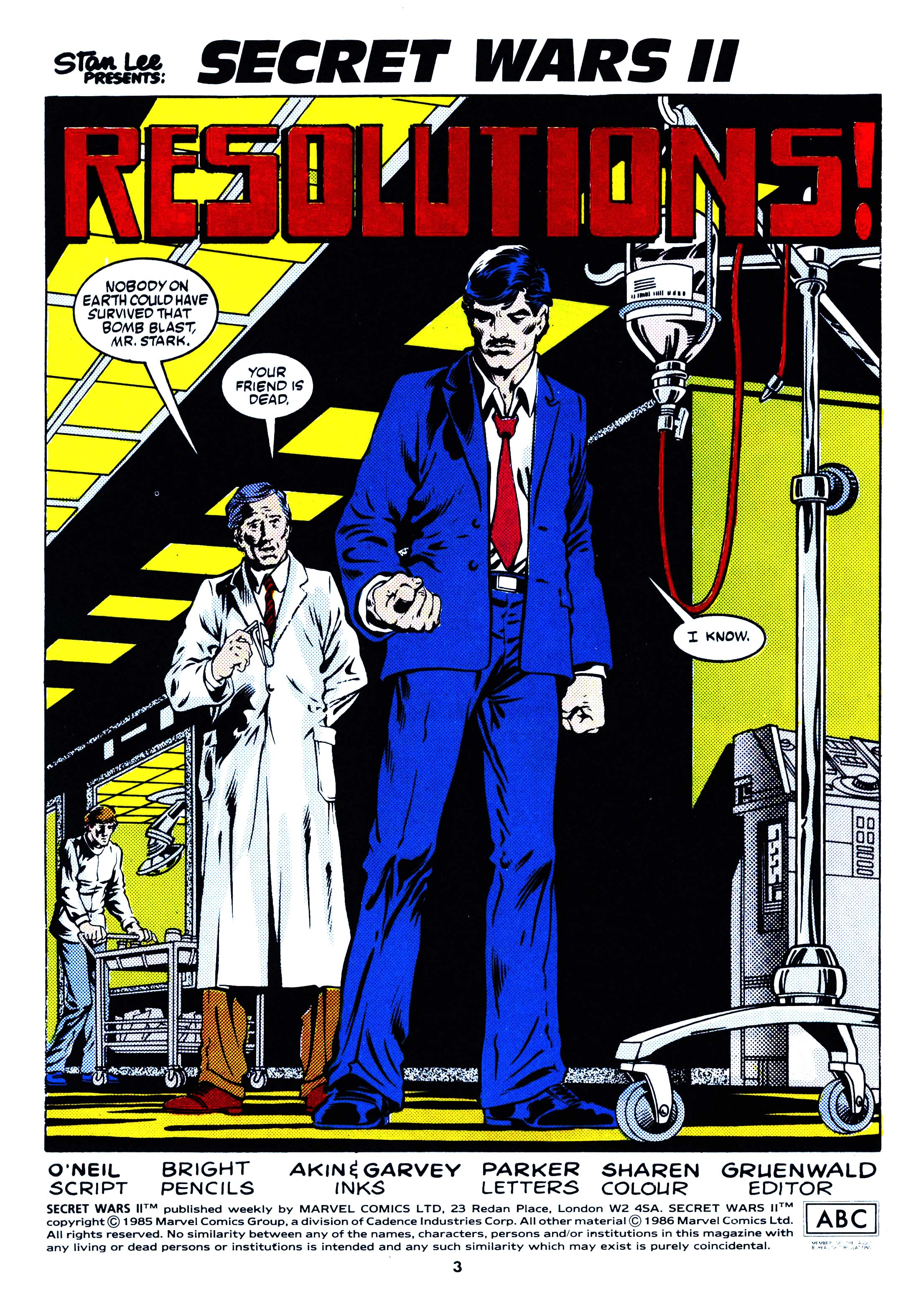 Read online Secret Wars (1985) comic -  Issue #52 - 3