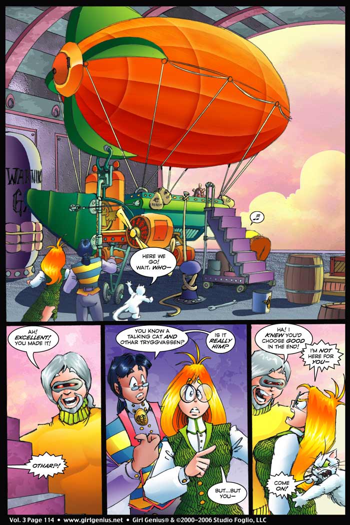 Read online Girl Genius (2002) comic -  Issue #3 - 112