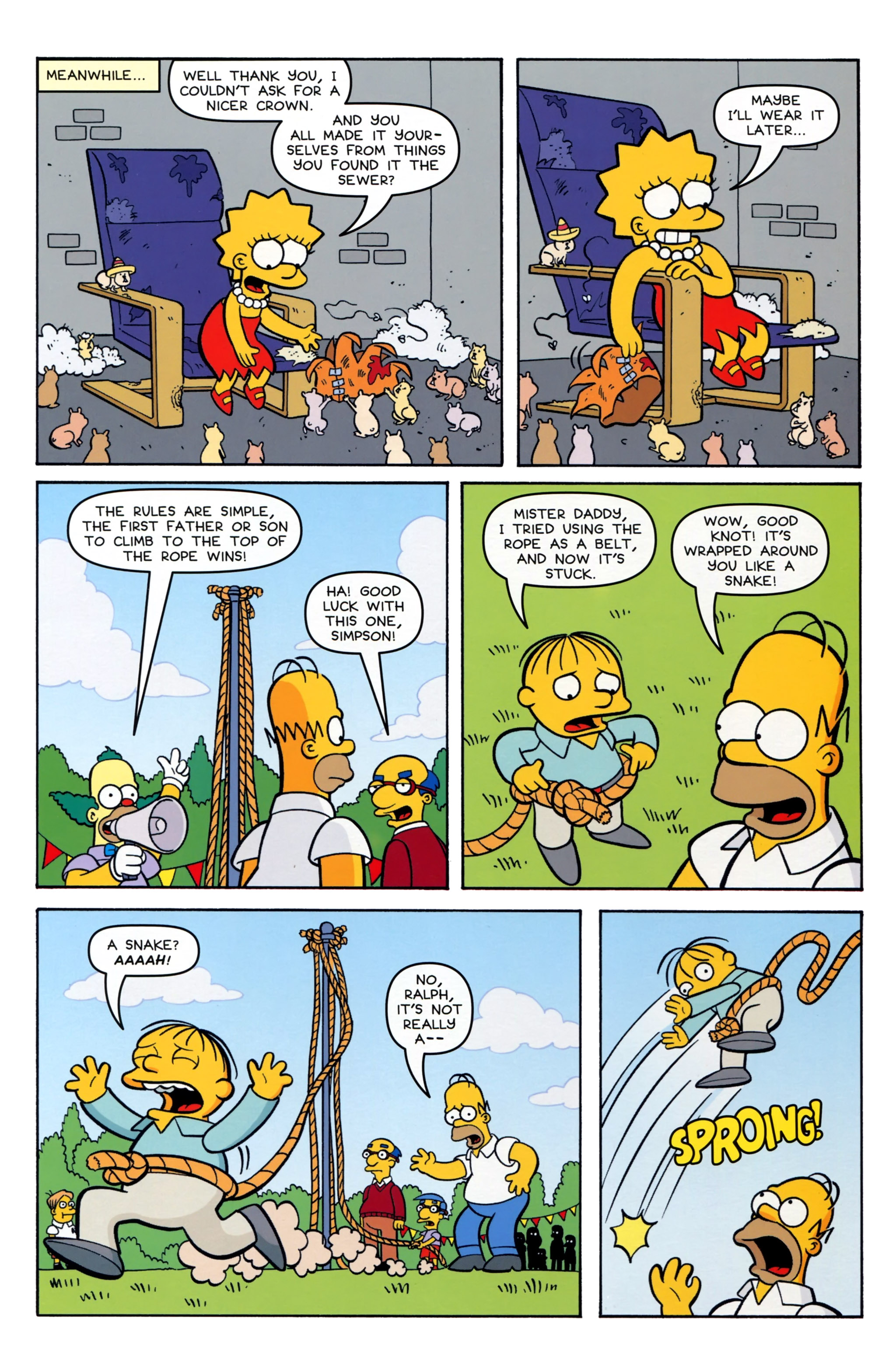 Read online Simpsons Comics comic -  Issue #222 - 19