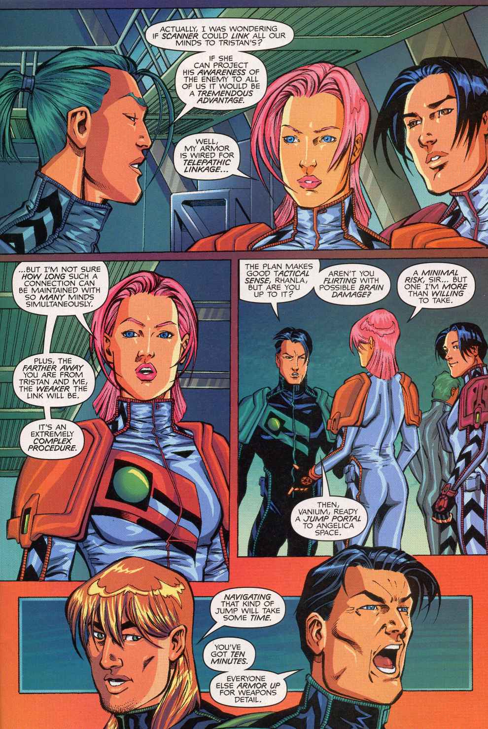 Read online Spaceknights (2000) comic -  Issue #4 - 17