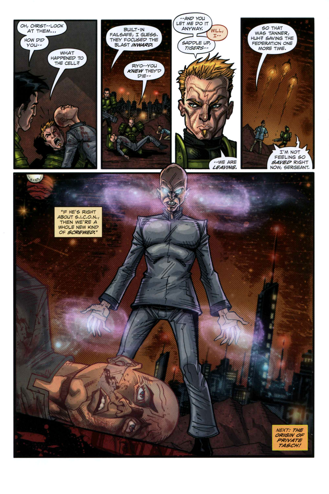 Read online Starship Troopers (2007) comic -  Issue #10 - 23