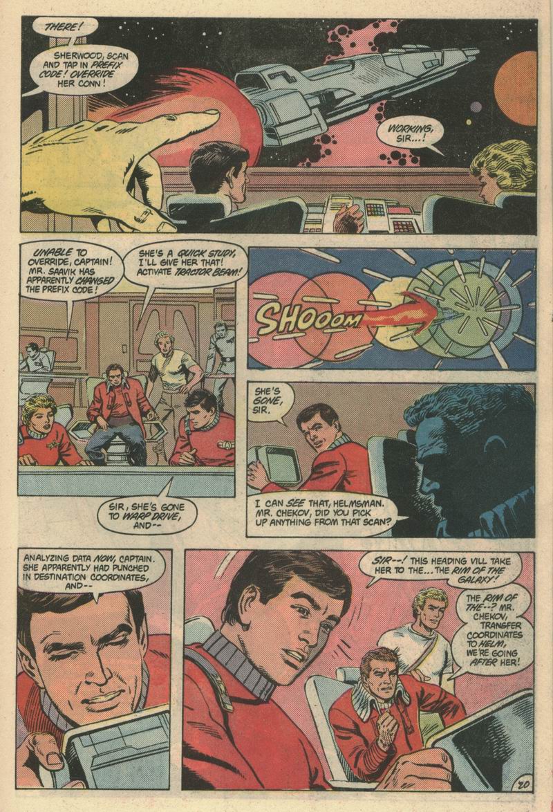 Read online Star Trek (1984) comic -  Issue #7 - 21