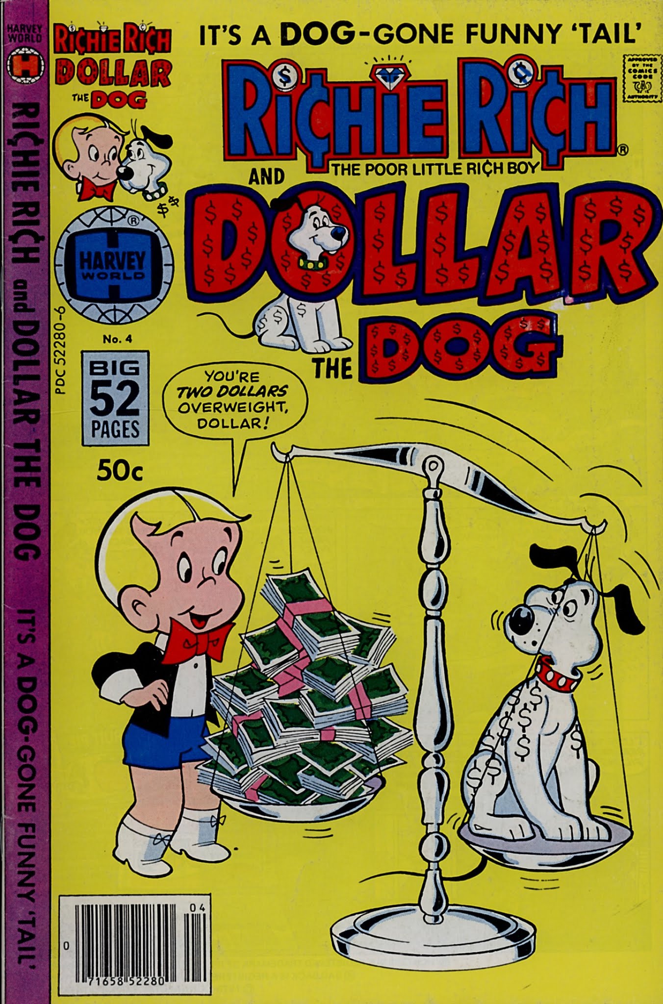 Read online Richie Rich & Dollar the Dog comic -  Issue #4 - 1