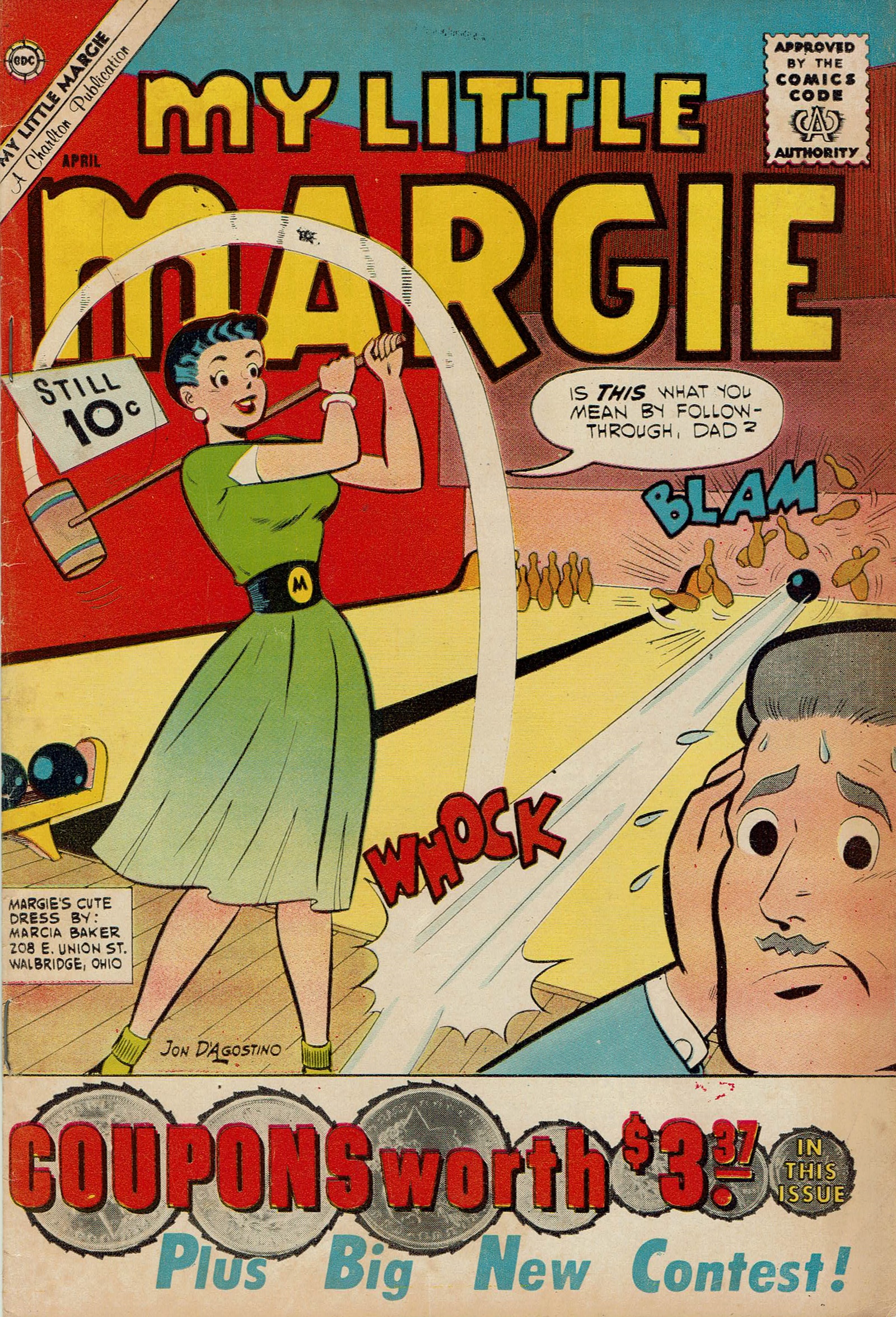 Read online My Little Margie (1954) comic -  Issue #35 - 1
