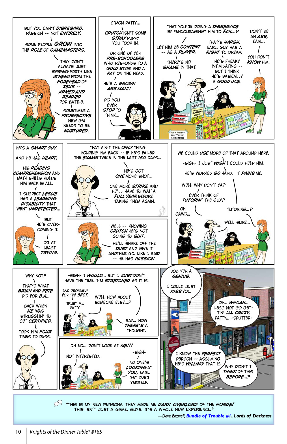 Read online Knights of the Dinner Table comic -  Issue #185 - 12