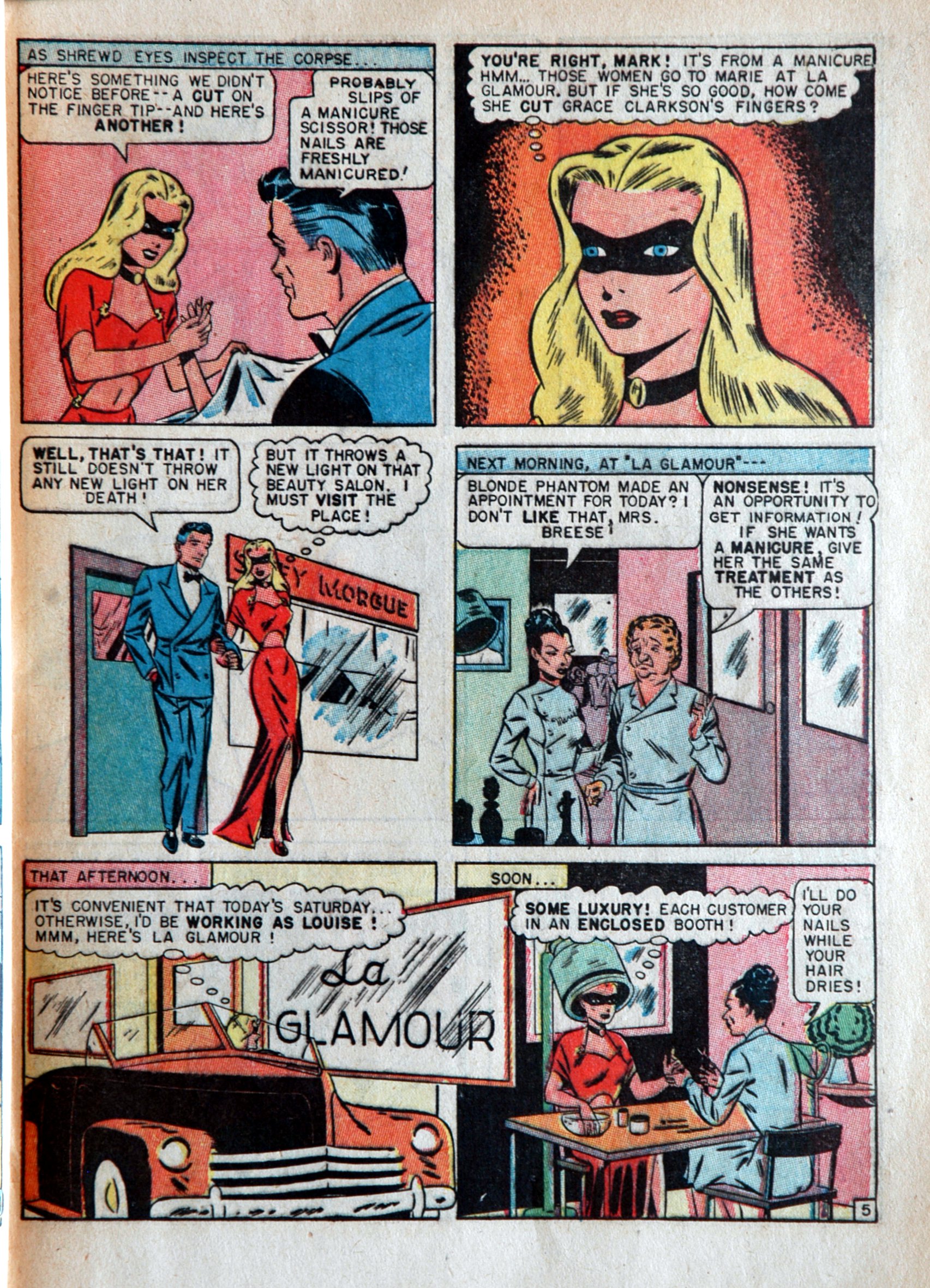 Read online Blonde Phantom Comics comic -  Issue #12 - 45