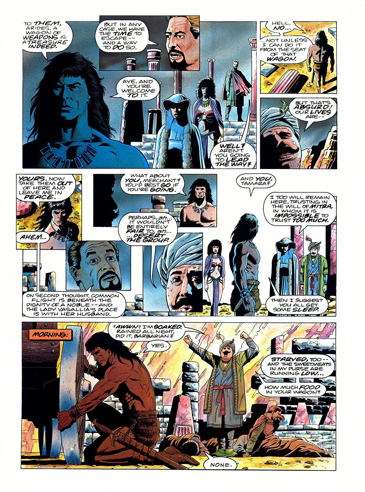 Read online Marvel Graphic Novel comic -  Issue #53 - Conan - The Skull of Set - 33