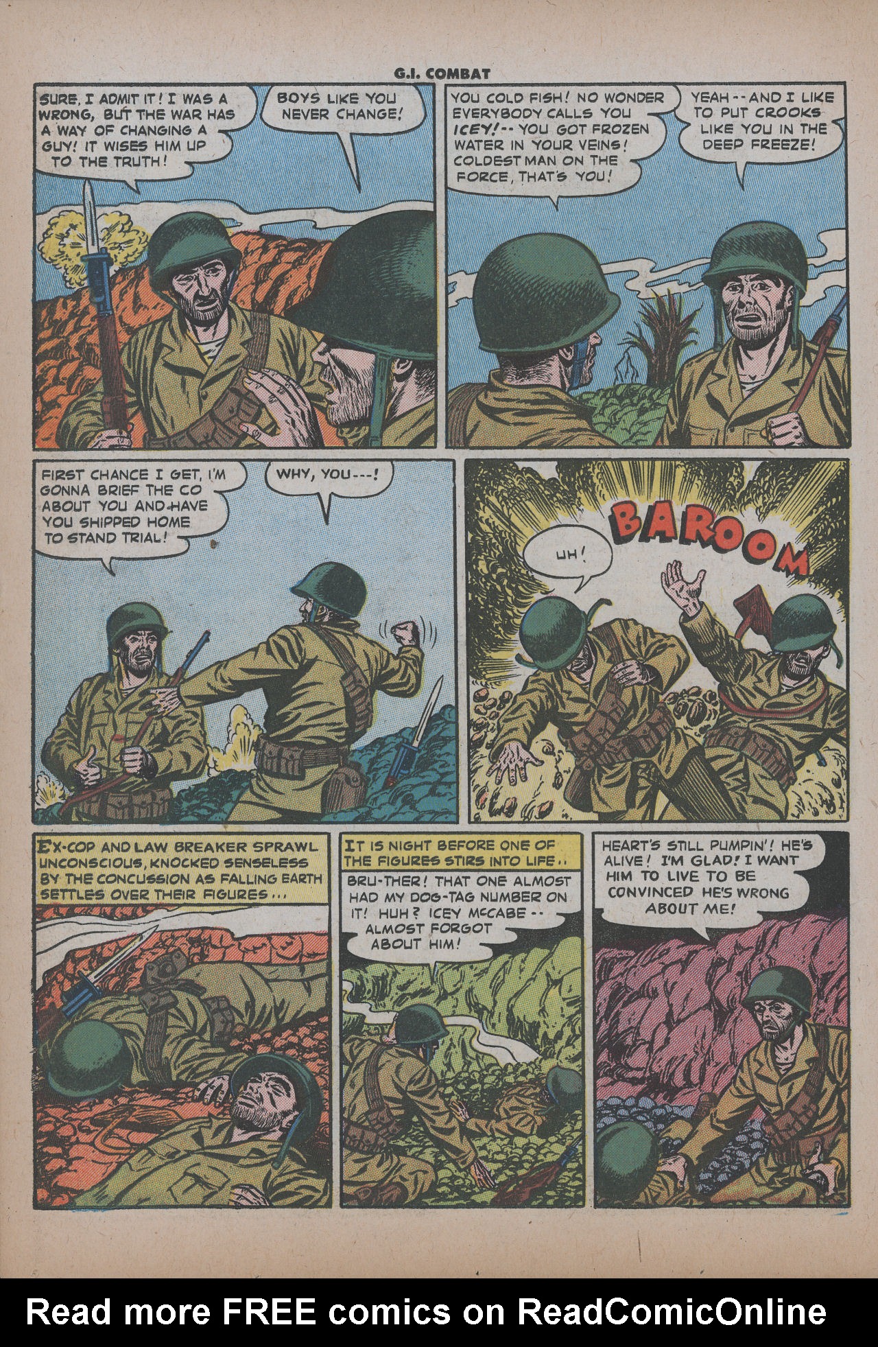 Read online G.I. Combat (1952) comic -  Issue #36 - 14