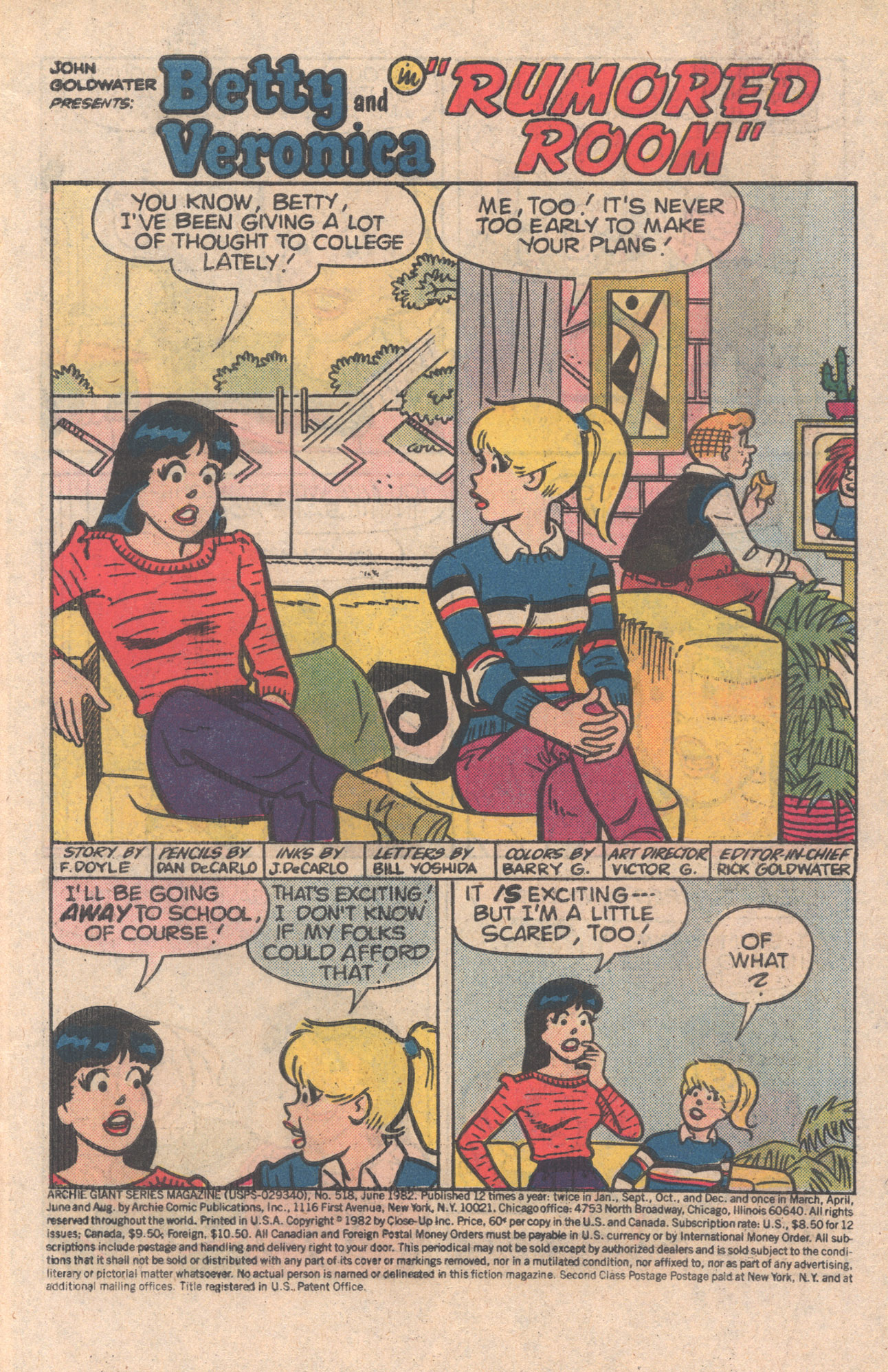 Read online Archie Giant Series Magazine comic -  Issue #518 - 3
