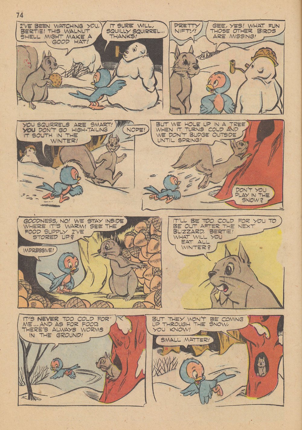 Read online M.G.M.'s Tom and Jerry's Winter Fun comic -  Issue #4 - 77