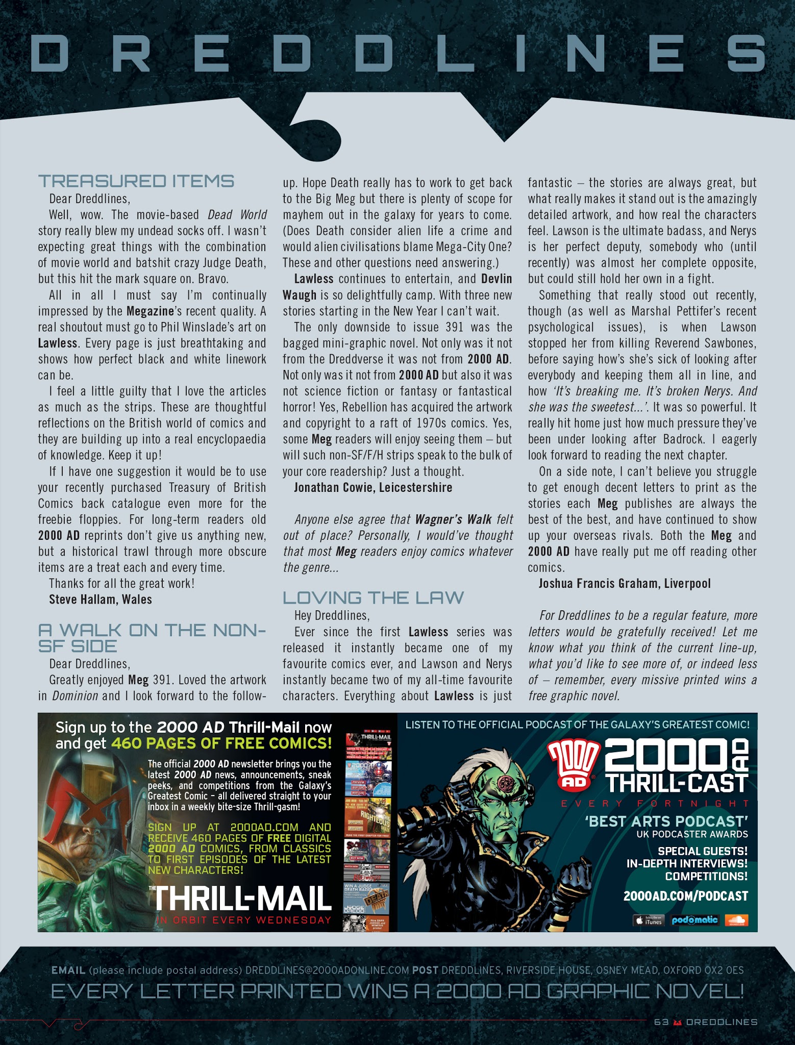 Read online Judge Dredd Megazine (Vol. 5) comic -  Issue #393 - 63
