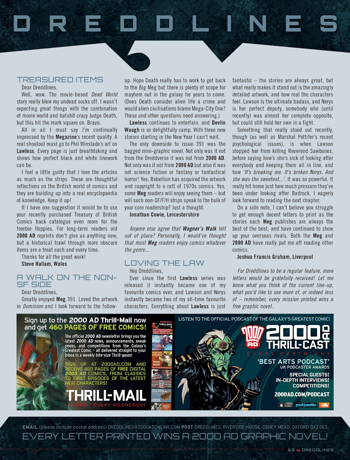 Judge Dredd Megazine (Vol. 5) issue 393 - Page 63