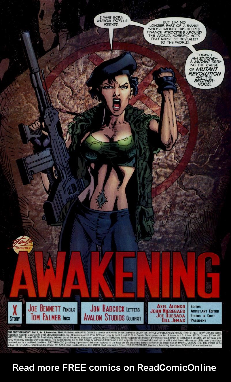 Read online The Brotherhood comic -  Issue #6 - 2