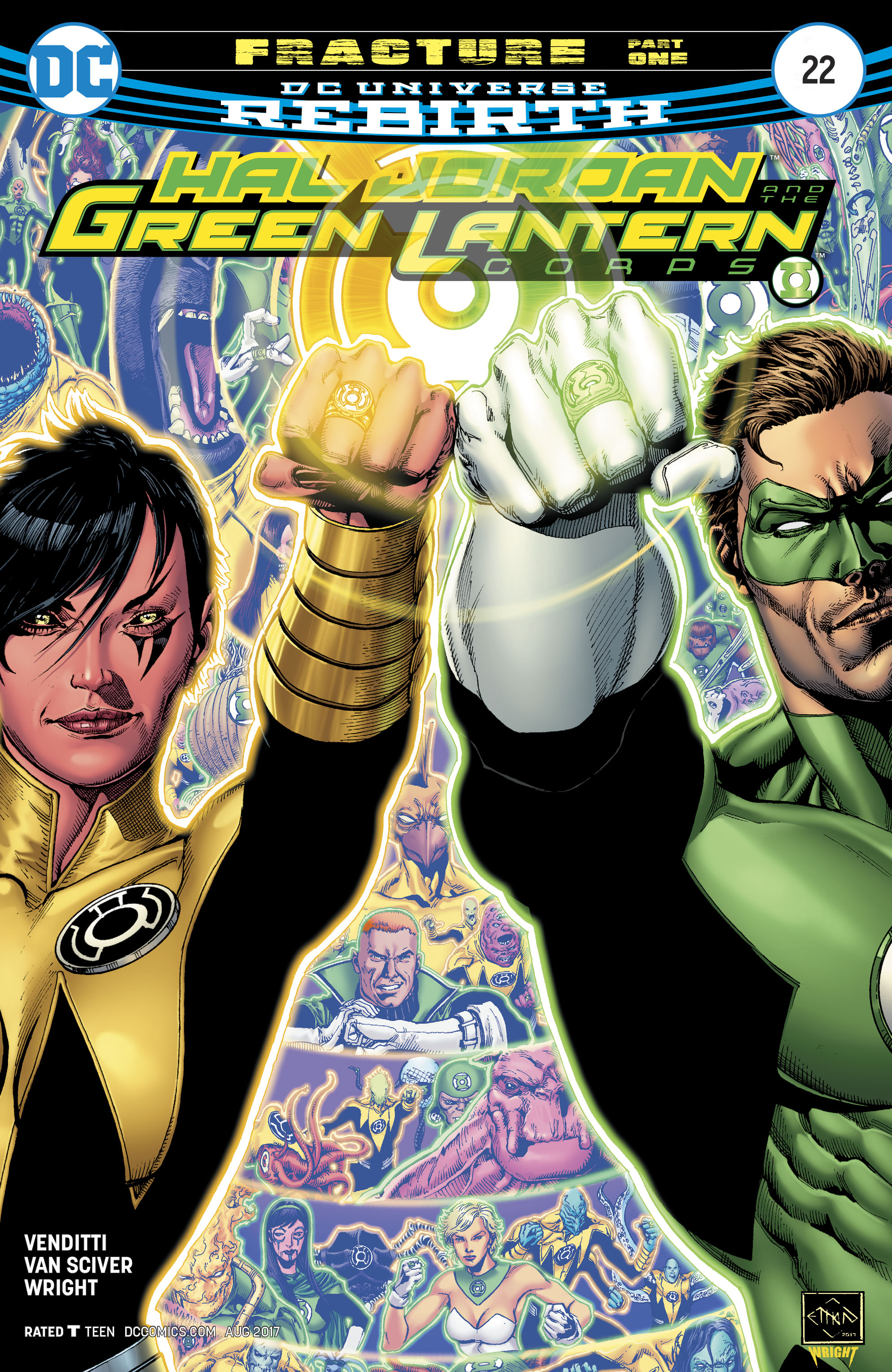 Read online Hal Jordan And The Green Lantern Corps comic -  Issue #22 - 1