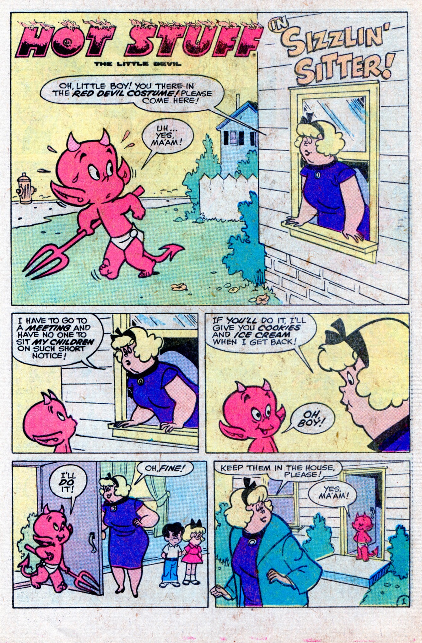 Read online Hot Stuff, the Little Devil comic -  Issue #143 - 21