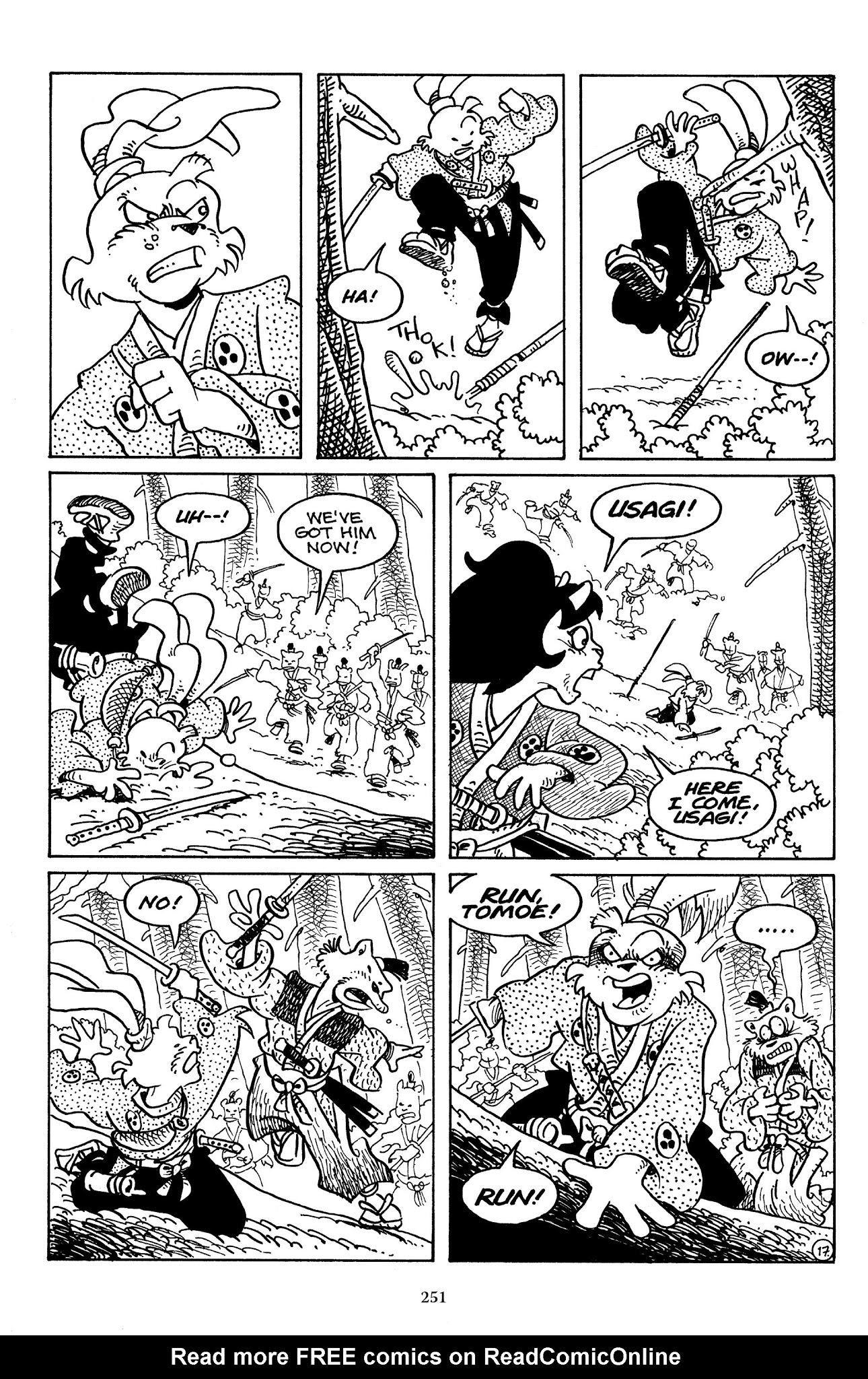 Read online The Usagi Yojimbo Saga comic -  Issue # TPB 5 - 247