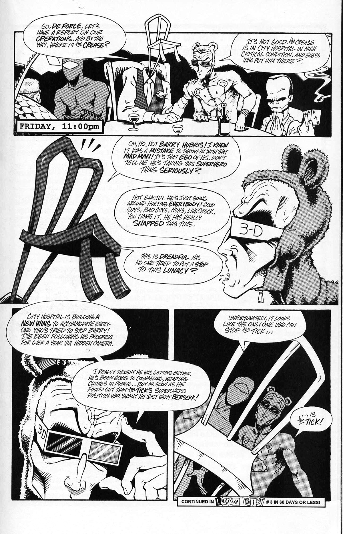 Read online The Tick: The Luny Bin Trilogy comic -  Issue #2 - 24