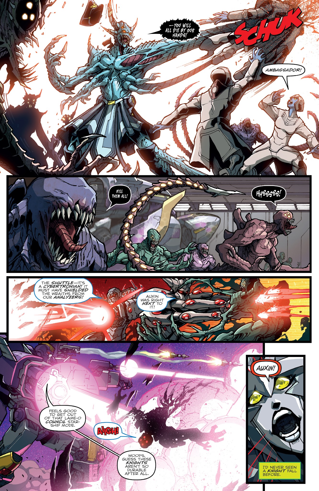 Read online ROM vs. Transformers: Shining Armor comic -  Issue # _TPB 1 - 24