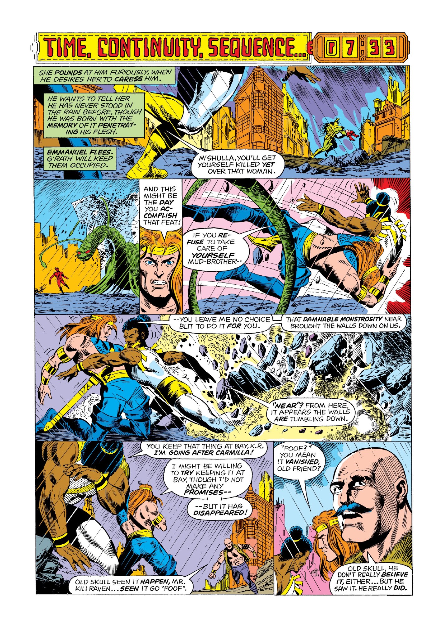 Read online Marvel Masterworks: Killraven comic -  Issue # TPB 1 (Part 4) - 8