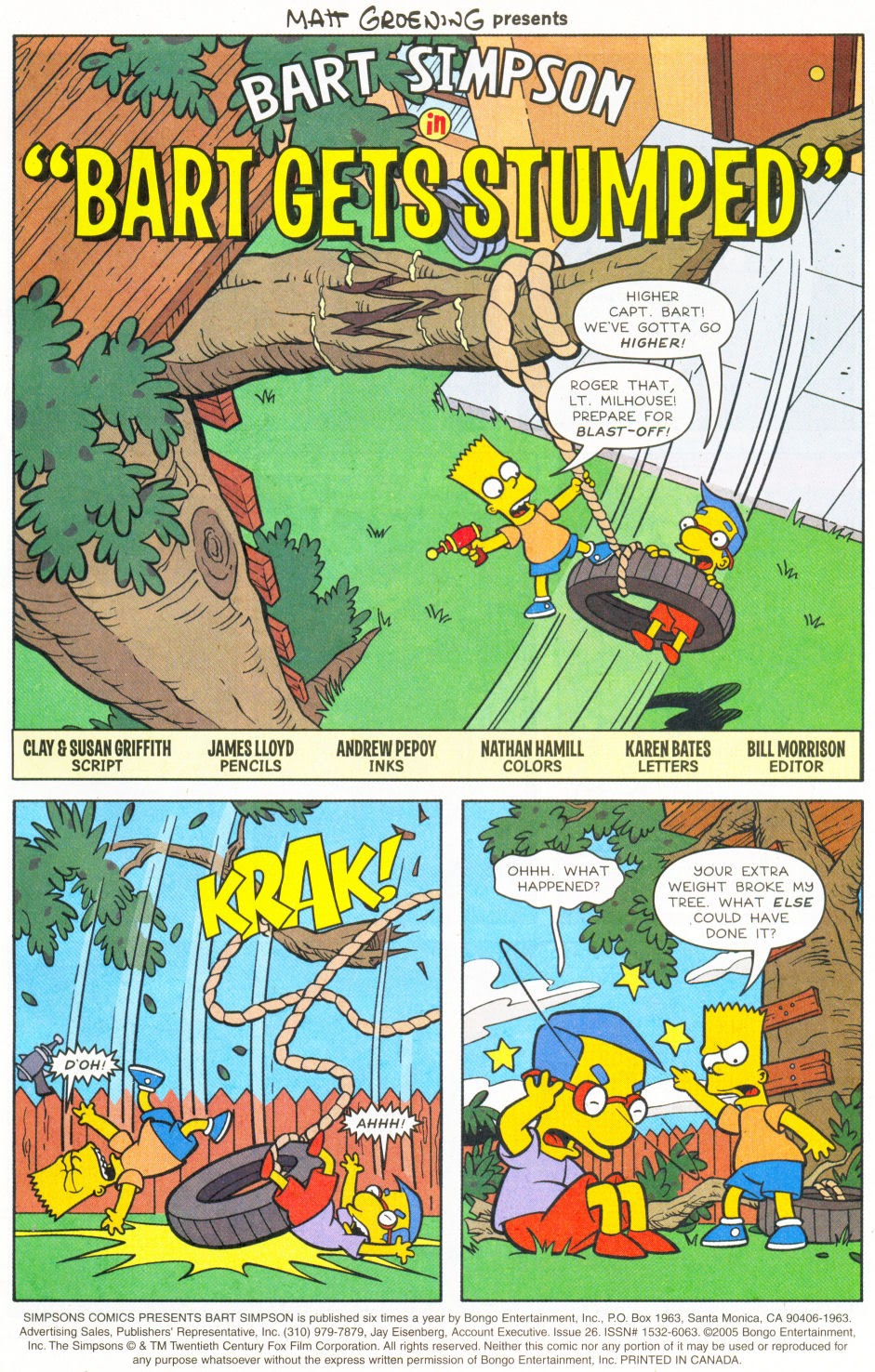 Read online Bart Simpson comic -  Issue #26 - 2