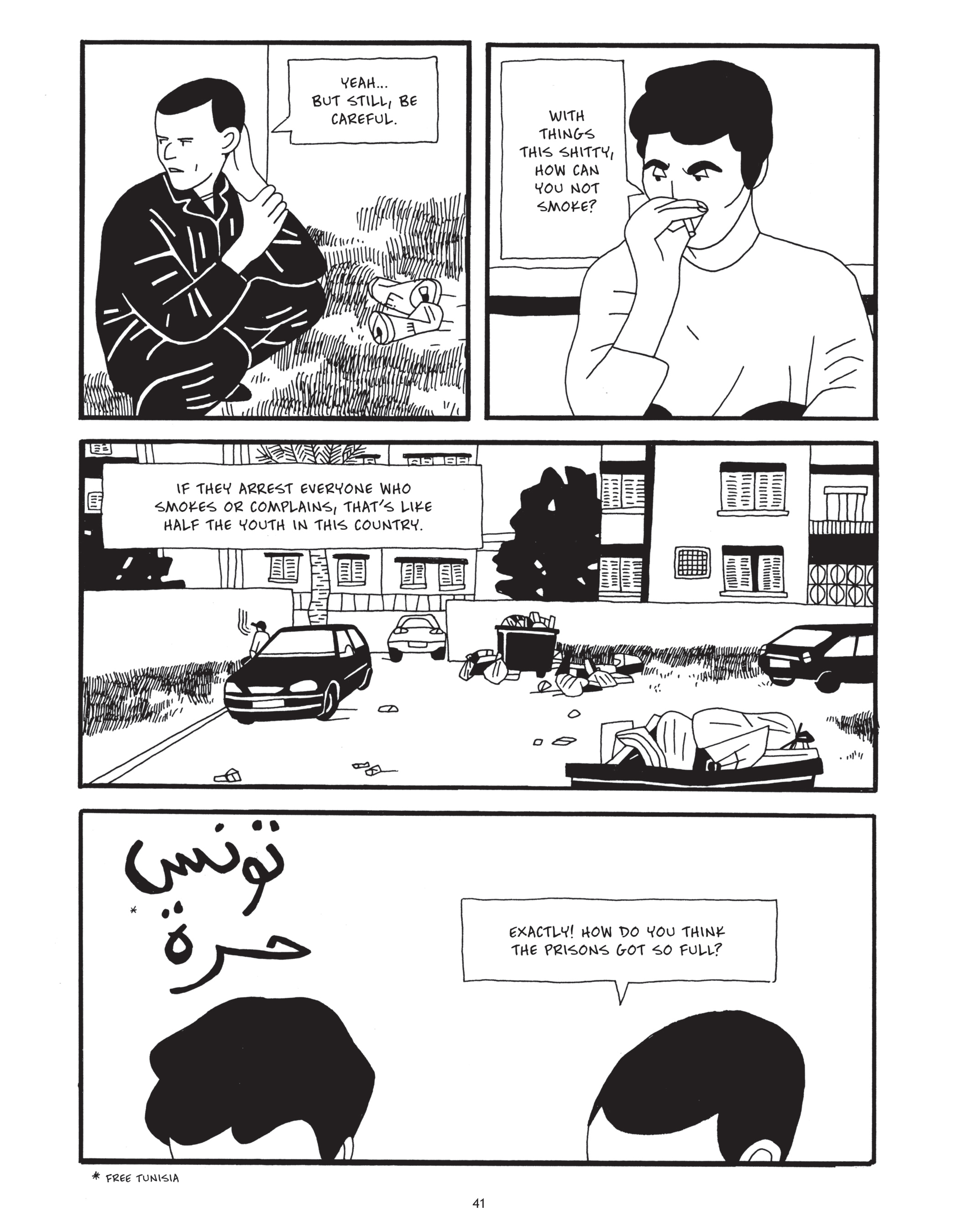 Read online After the Spring: A Story of Tunisian Youth comic -  Issue # TPB - 41