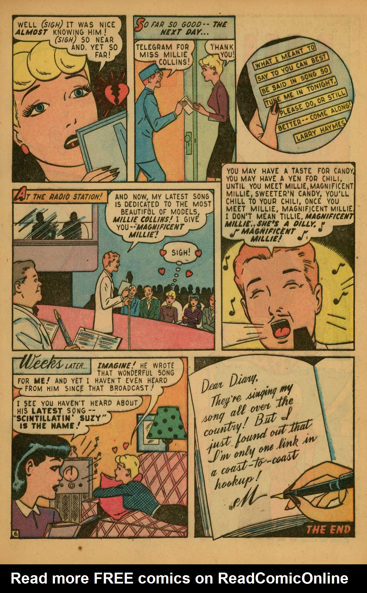 Read online Millie the Model comic -  Issue #7 - 9