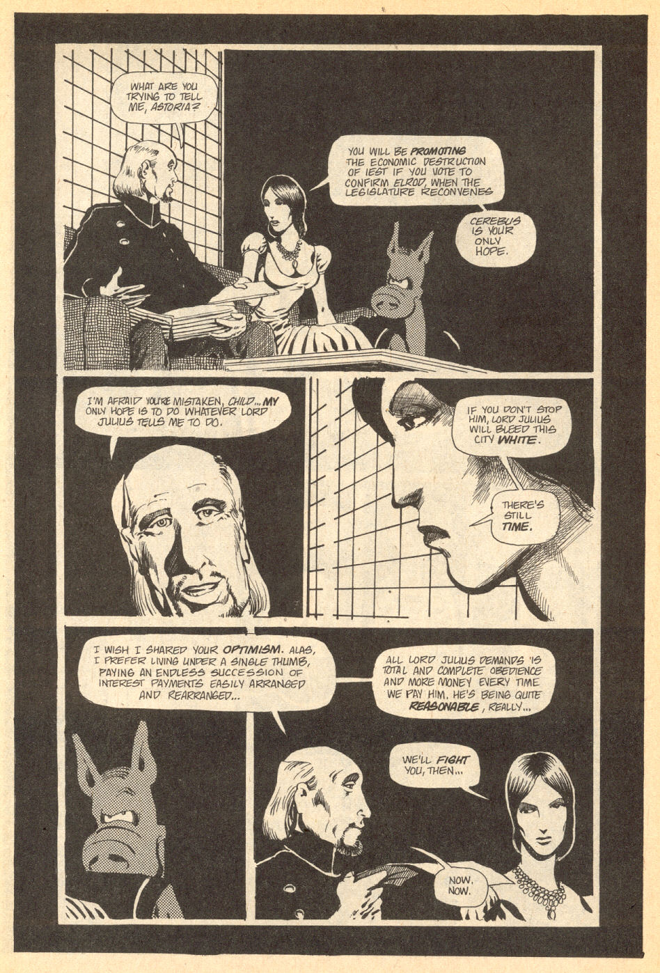 Read online Cerebus comic -  Issue #35 - 17