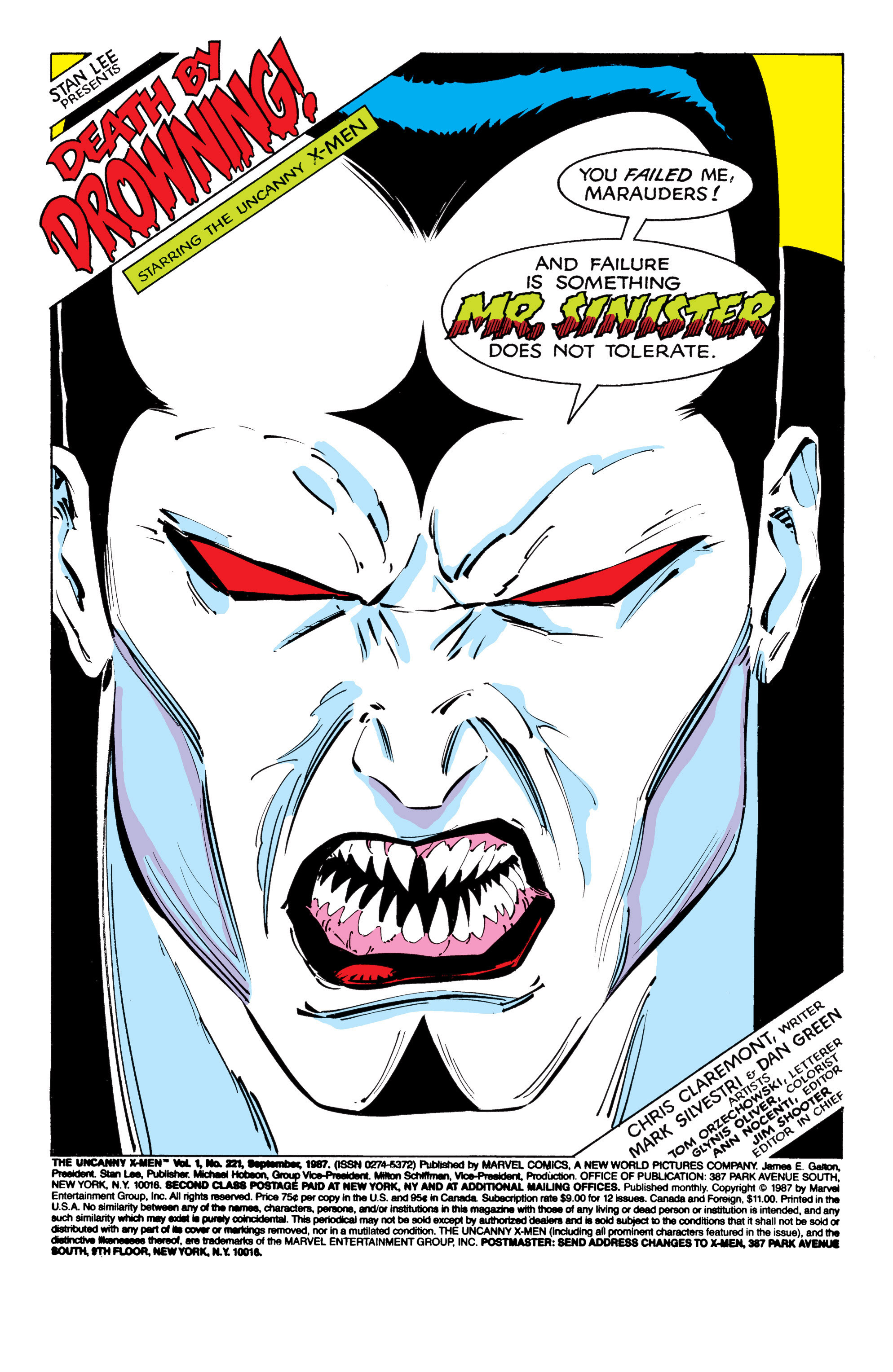 Read online Uncanny X-Men (1963) comic -  Issue #221 - 2