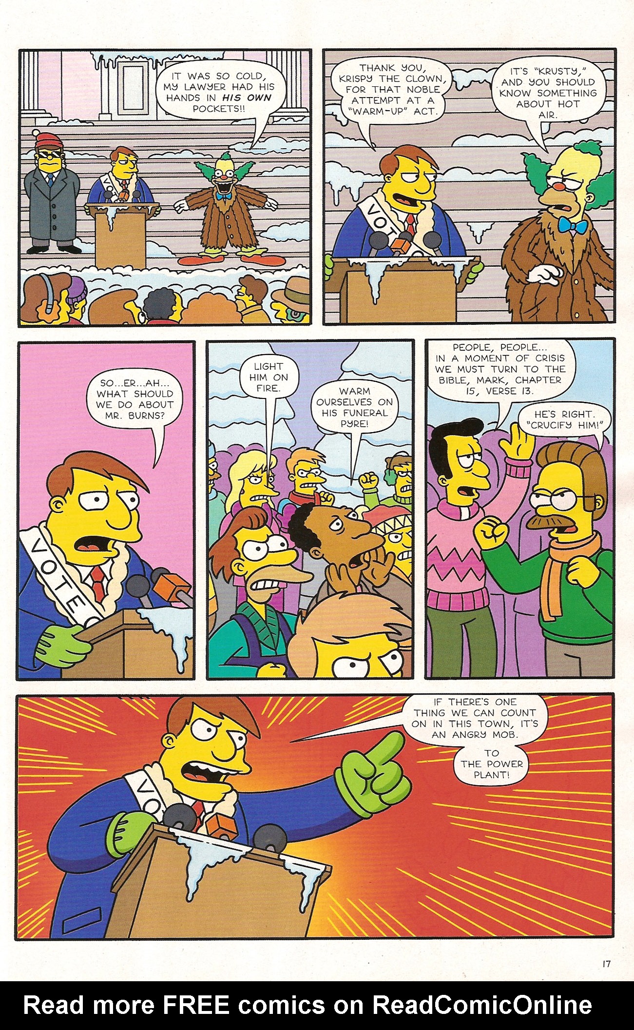 Read online The Simpsons Winter Wingding comic -  Issue #5 - 18