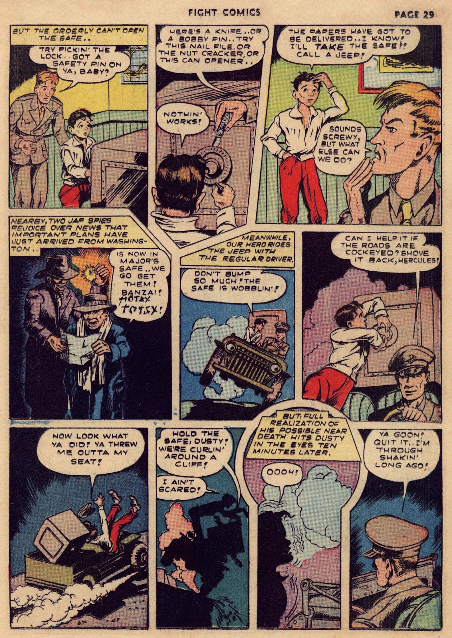 Read online Fight Comics comic -  Issue #24 - 31