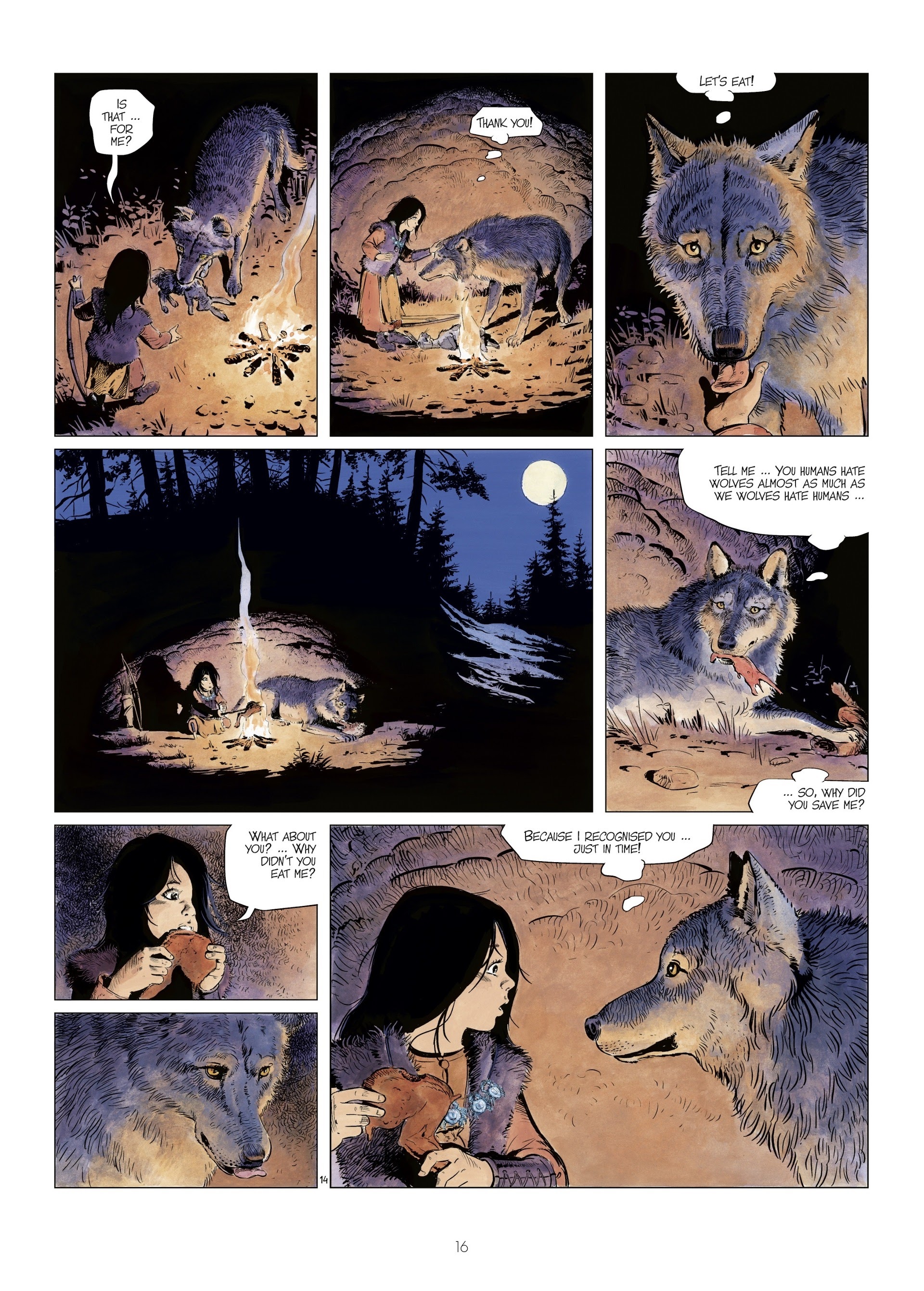 Read online The World of Thorgal: Wolfcub comic -  Issue #1 - 18